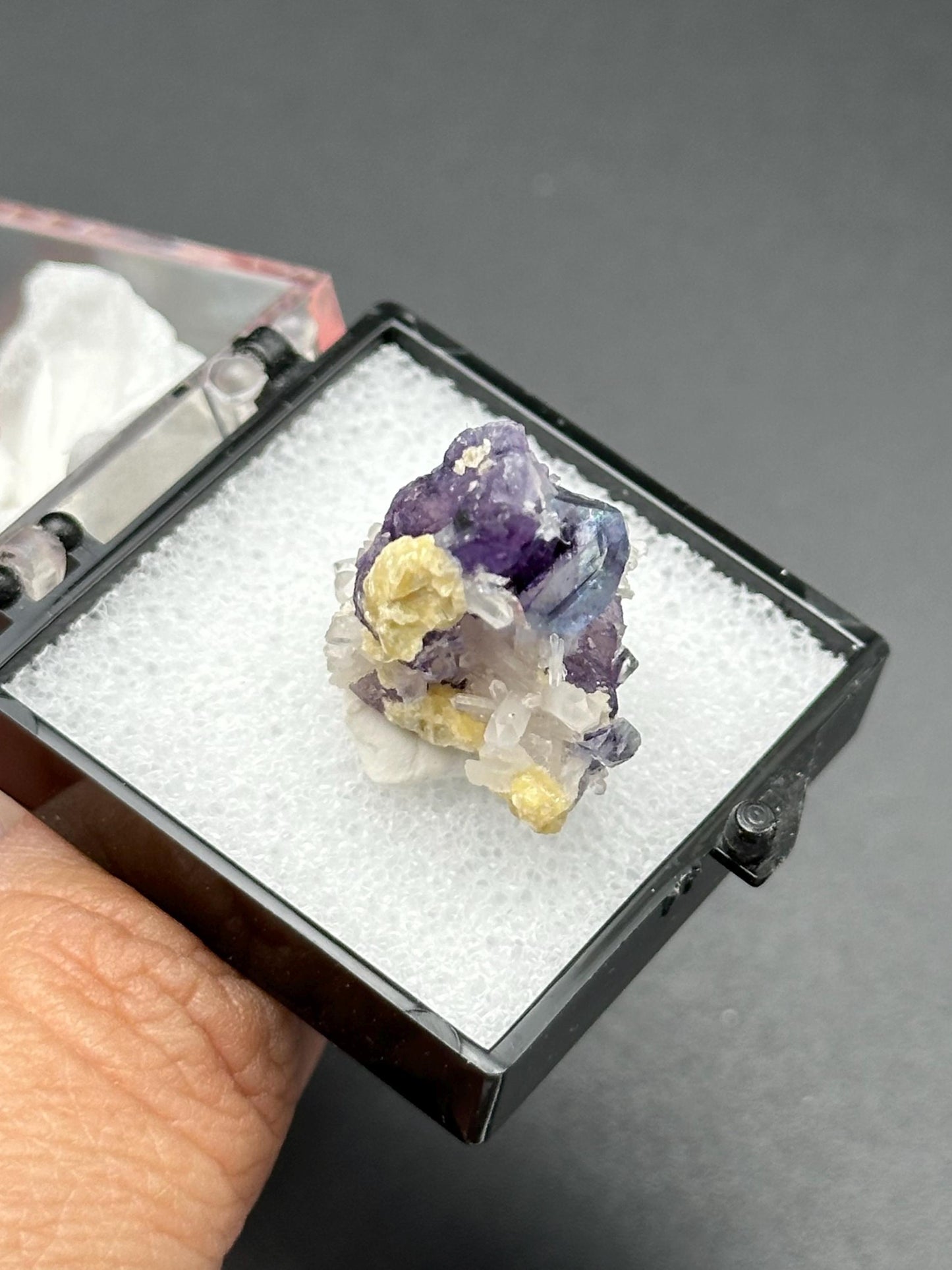 Fluorite with Quartz from the Yindu Mine, Inner Mongolia, China