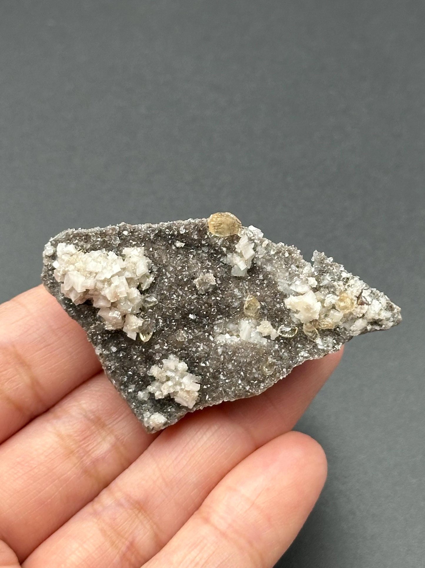 Elmwood Calcite with Sphalerite and Dolomite