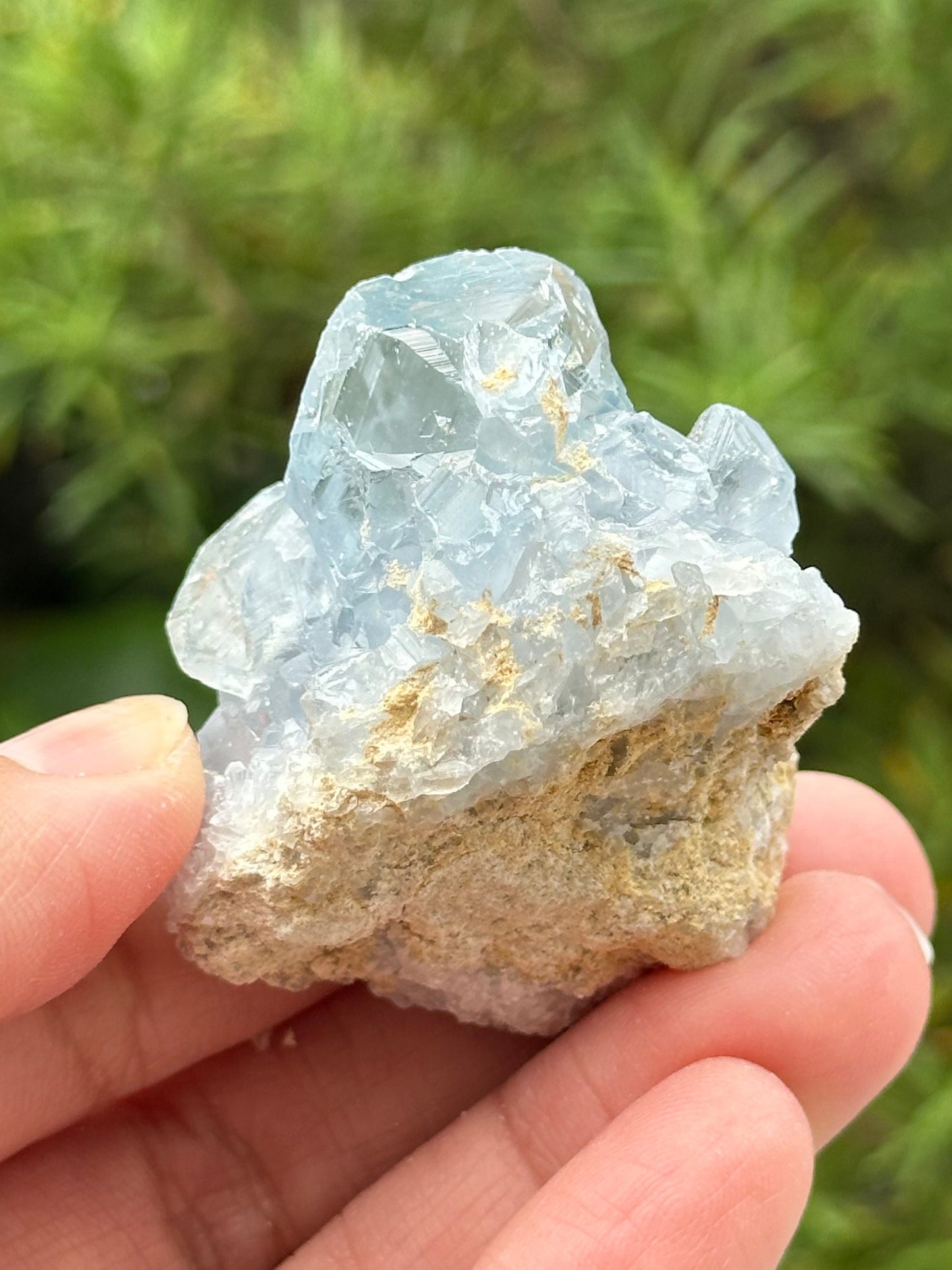 Celestite Cluster from Madagascar