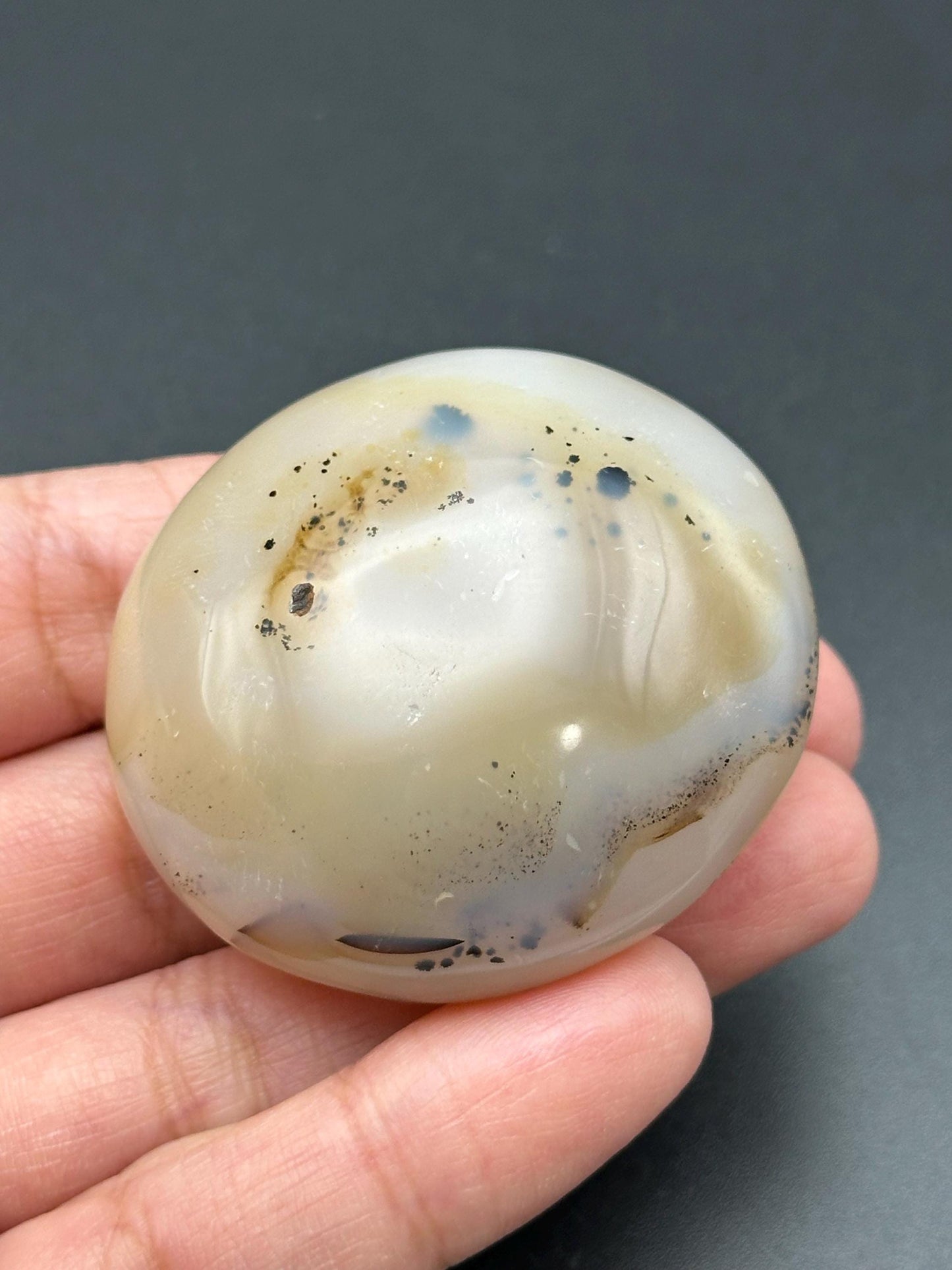 Dendritic Agate Palm Stone