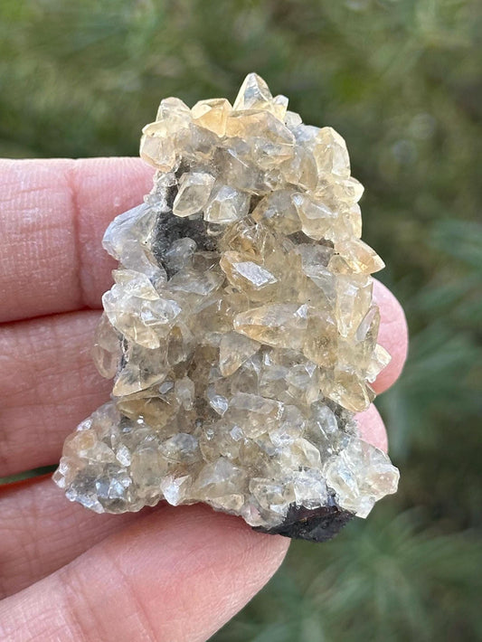 Elmwood Calcite with Sphalerite and Dolomite