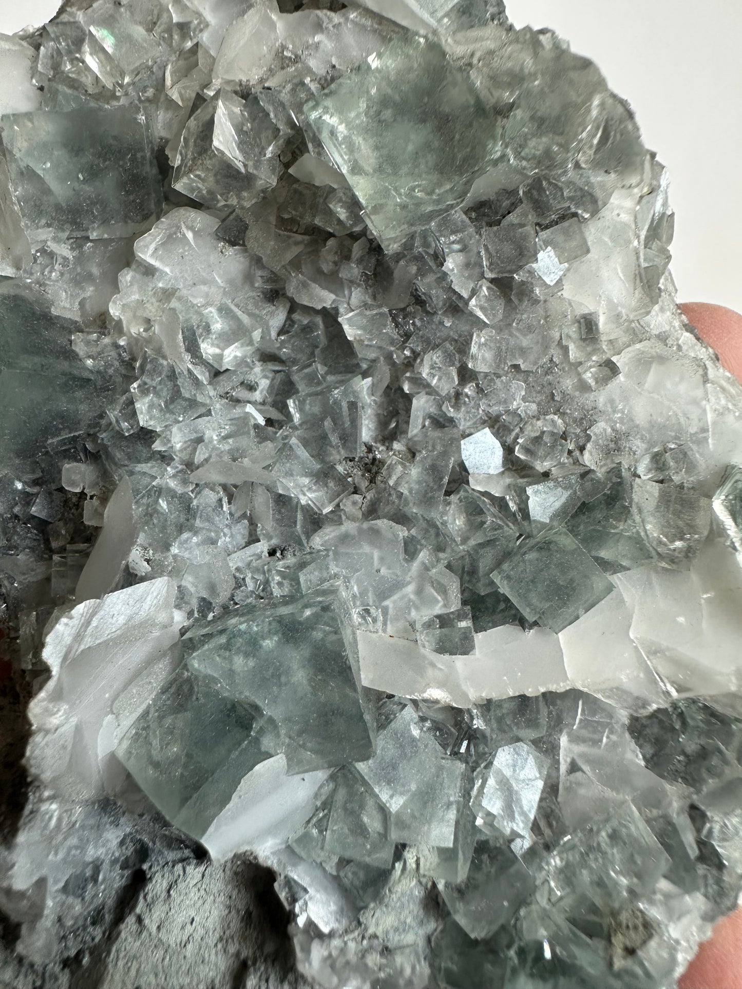 Glass Clear Green Fluorite Specimen from Xianghualing, Hunan, China