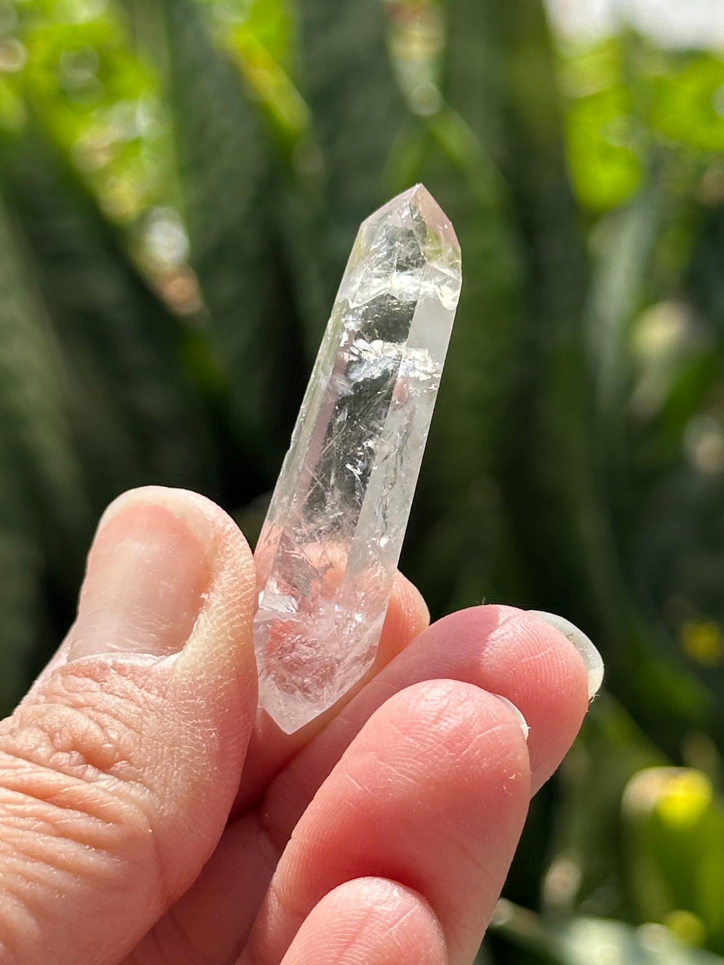 Small Polished Double Terminated UV Amethyst Crystal