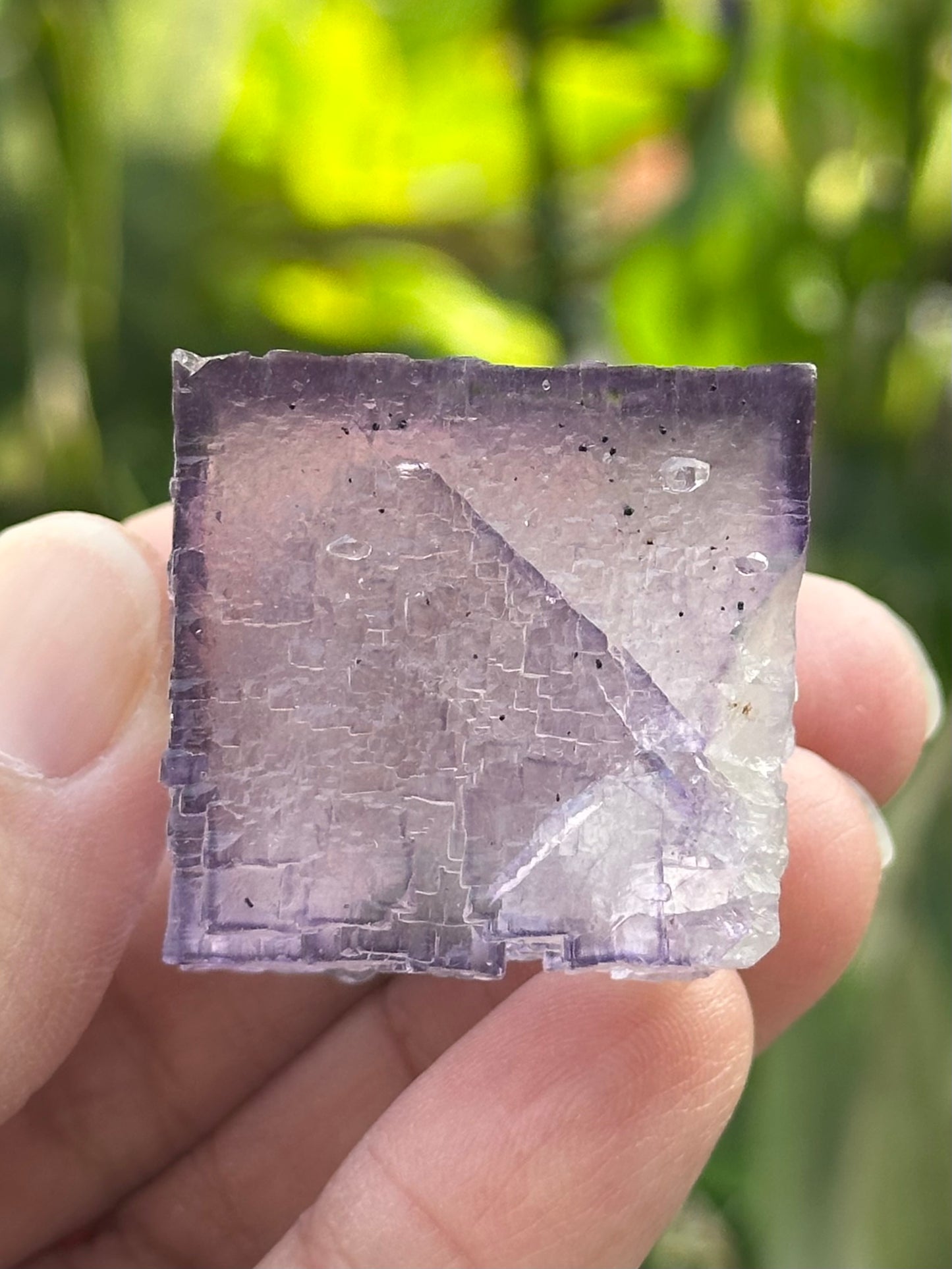 Fluorite Cube from the Elmwood Mine