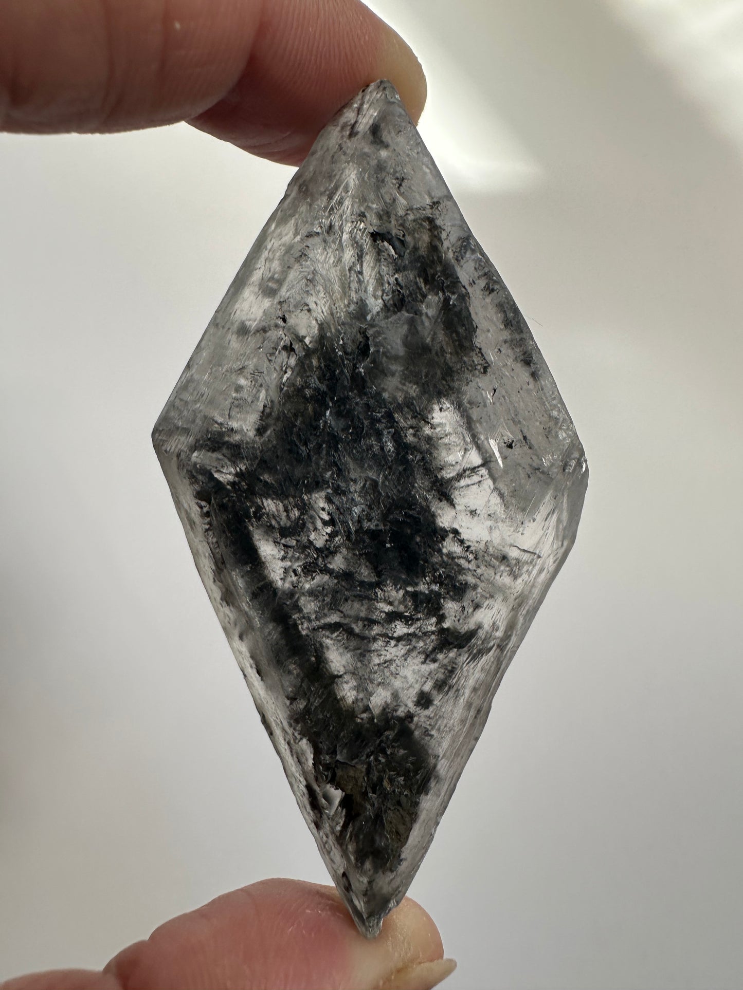 Gypsum var. Selenite with Pyrite & Sand Inclusions