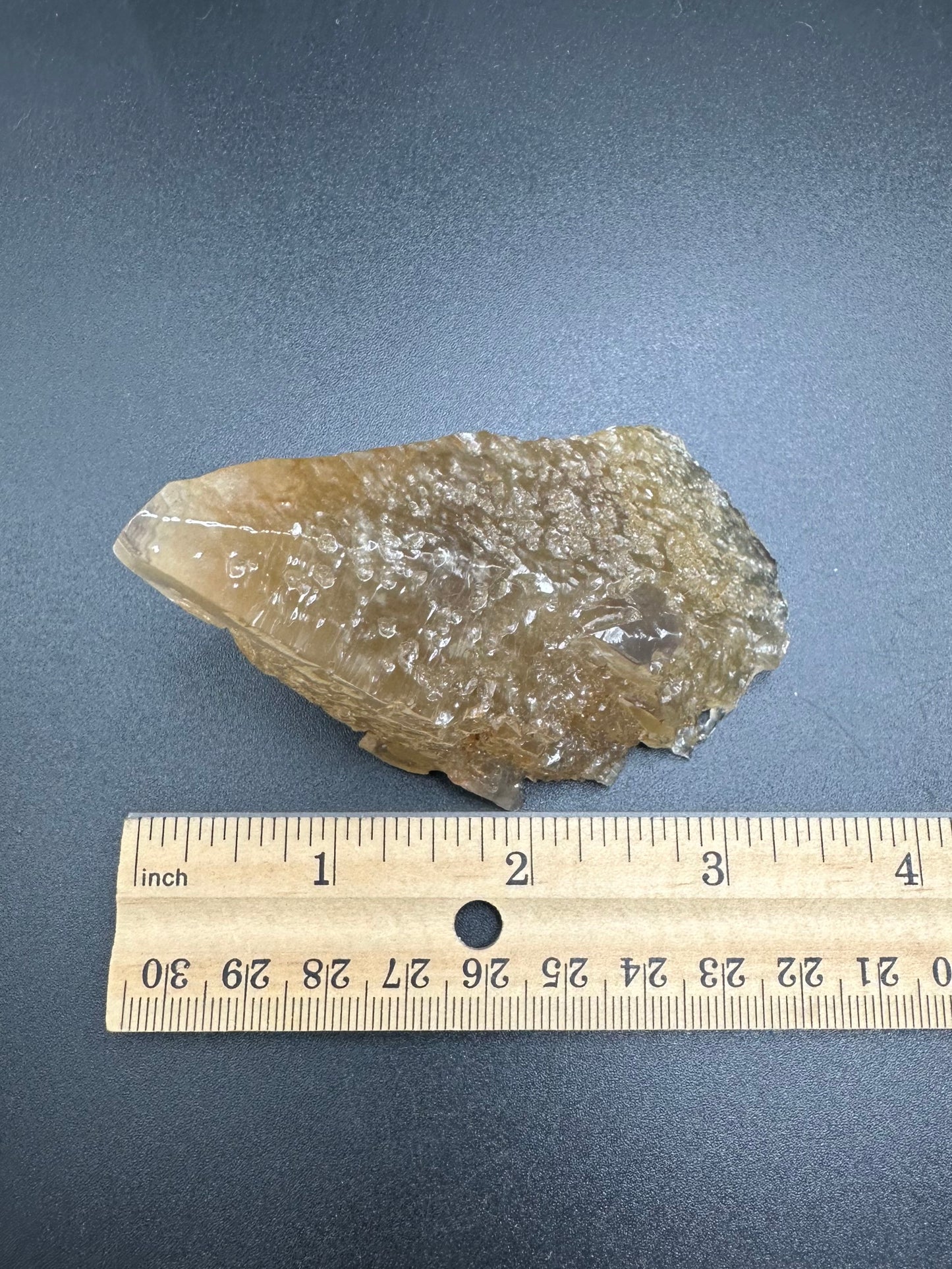 Etched Calcite with Galena