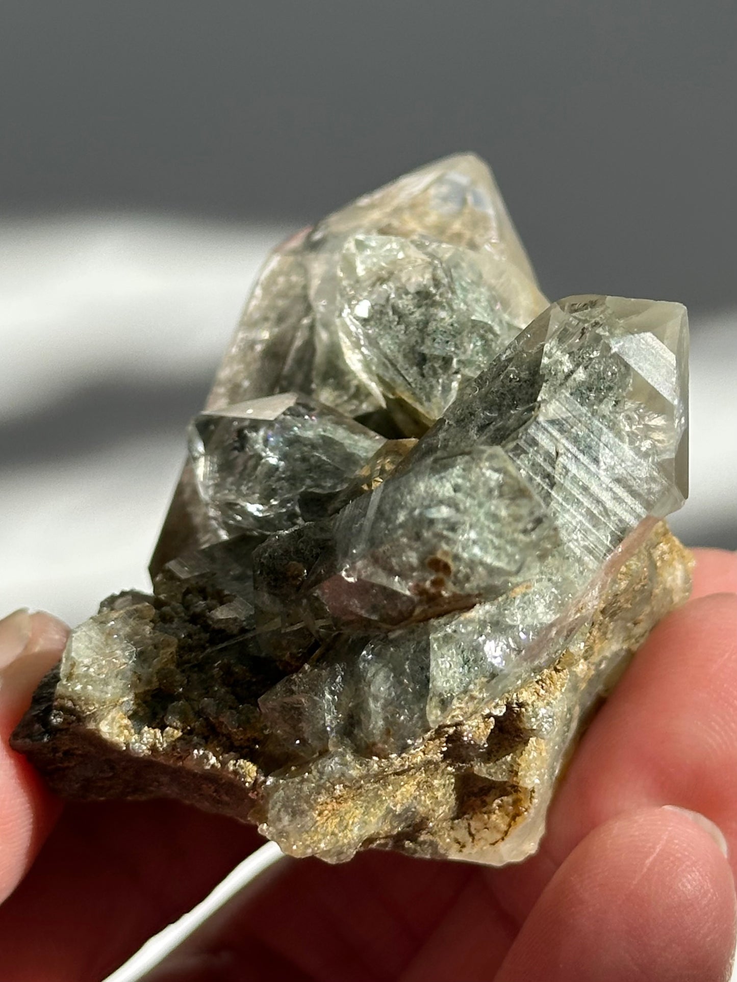Chlorite Included Quartz Specimen