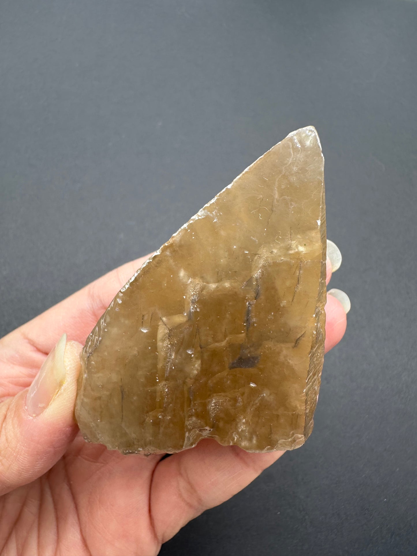 Etched Calcite with Galena