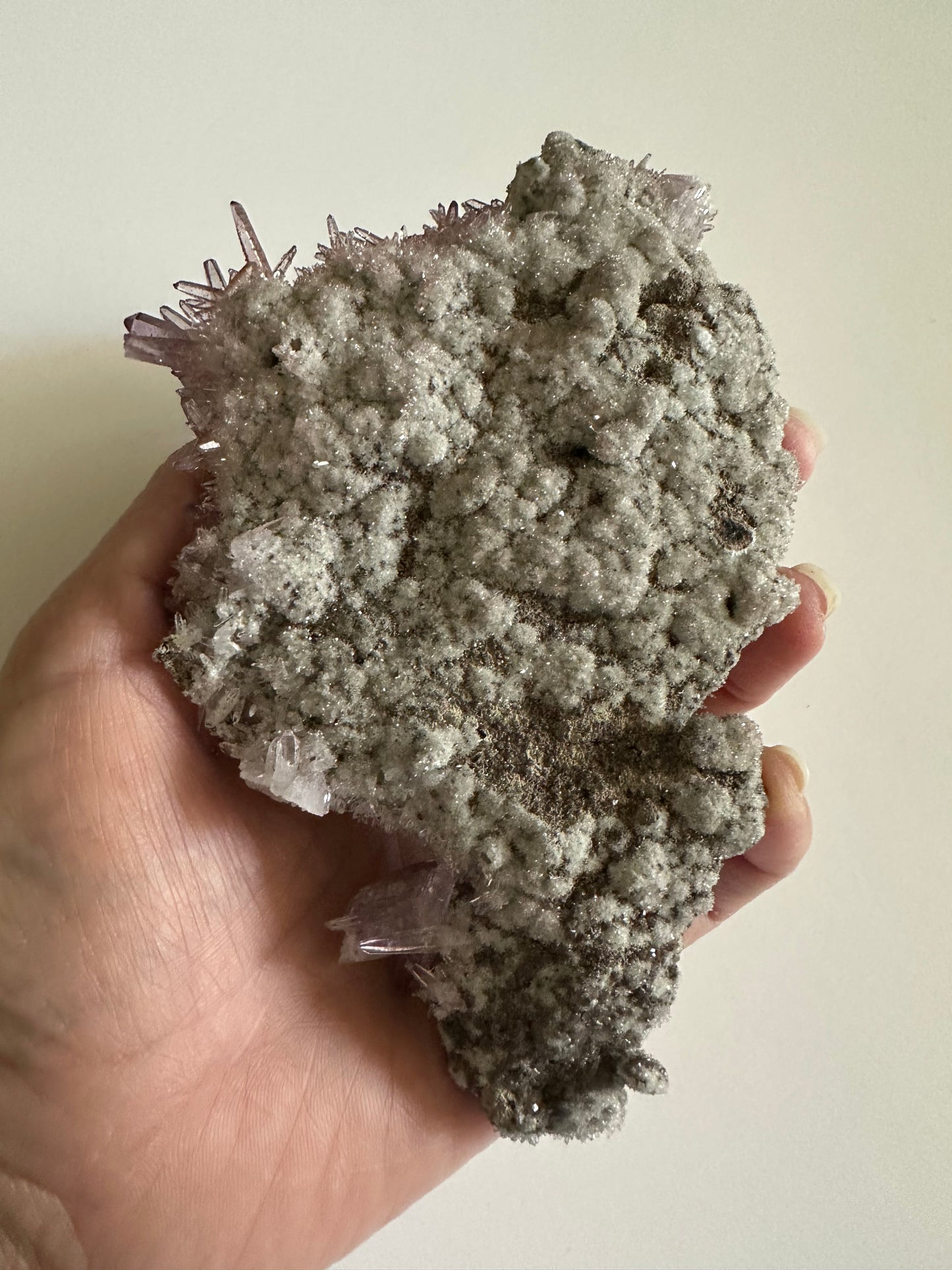 Veracruz Amethyst Crystals on Quartz Matrix