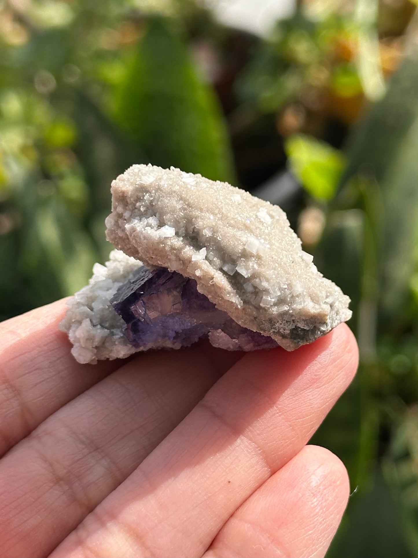 Fluorite with Dolomite and Quartz from the Elmwood Mine
