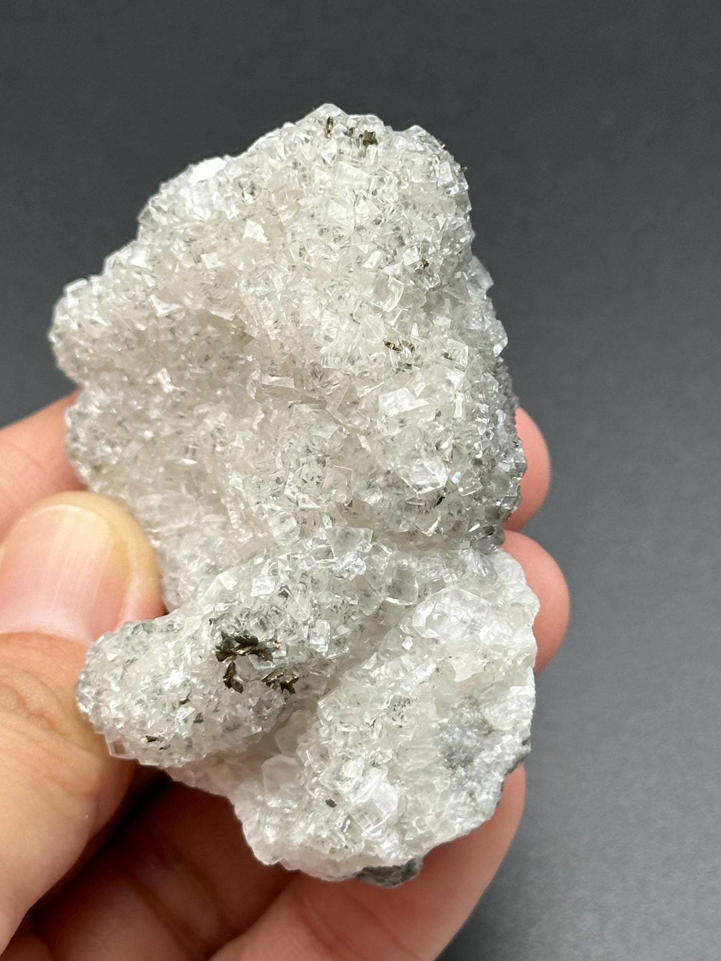 Calcite and Marcasite from the Linwood Mine