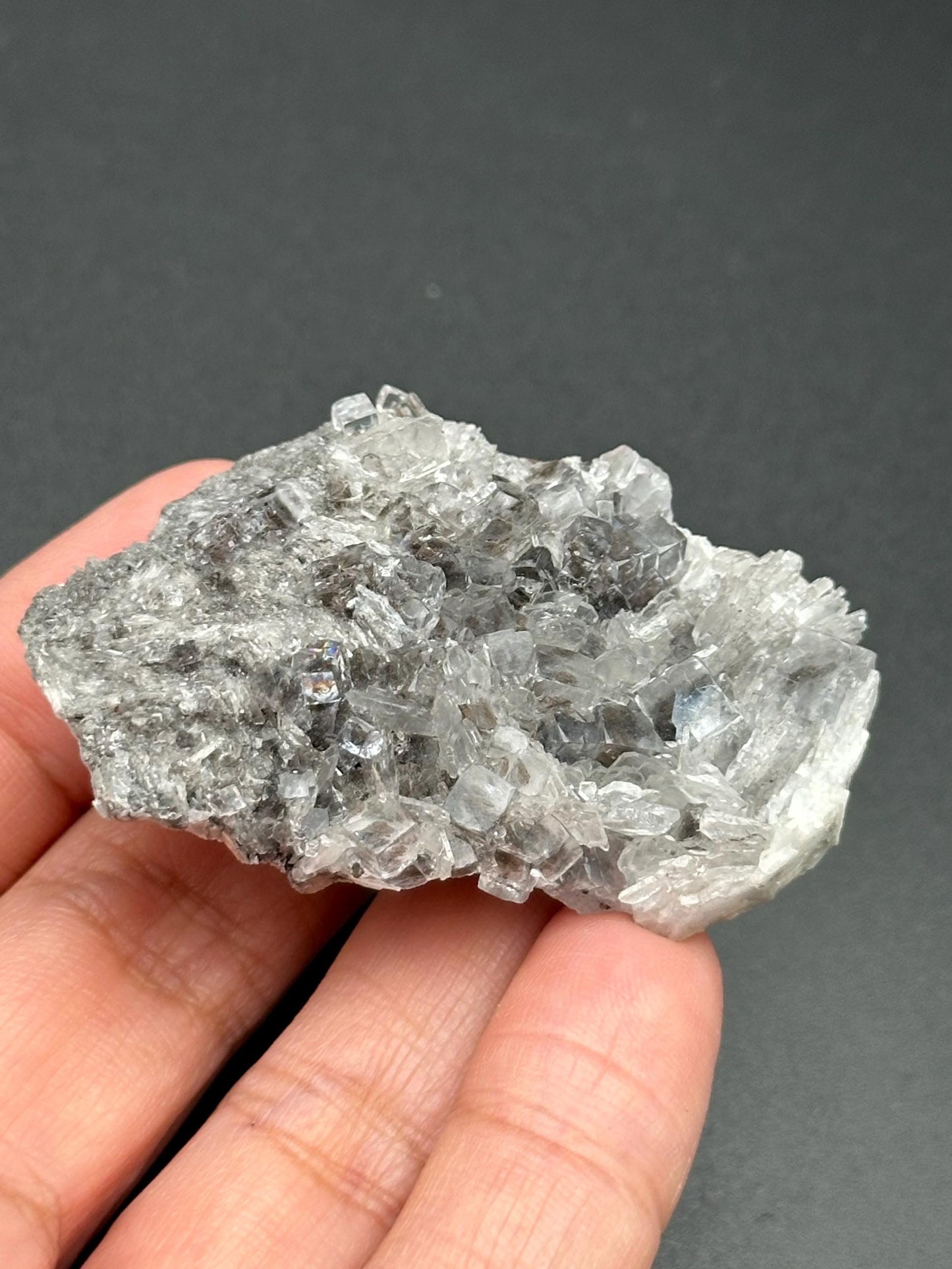 Fluorite with Barite from the Emilio Mine