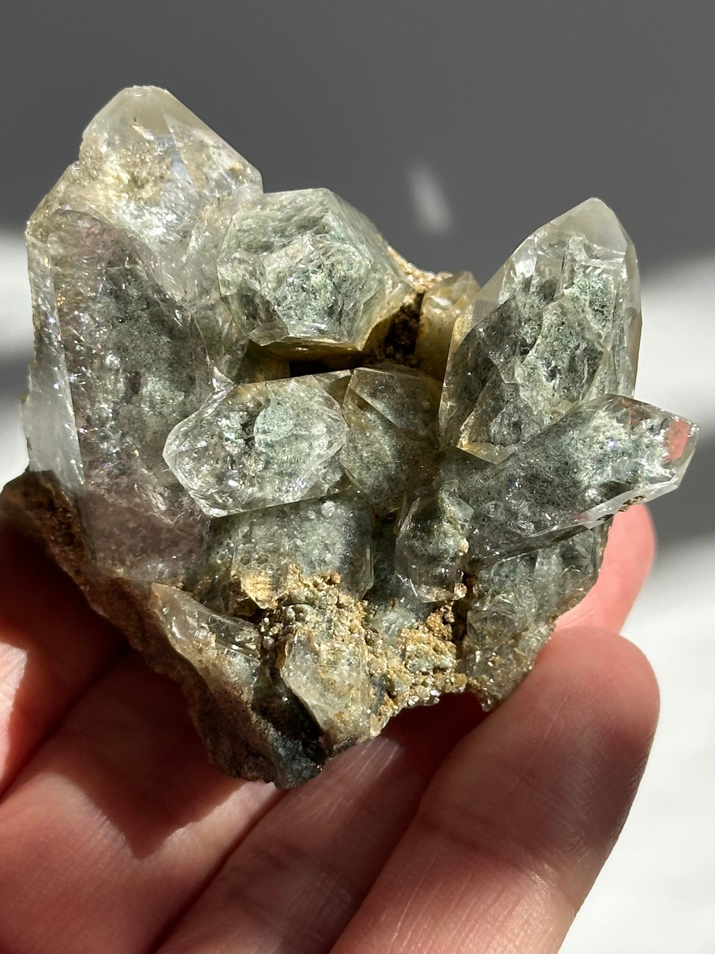 Chlorite Included Quartz Specimen