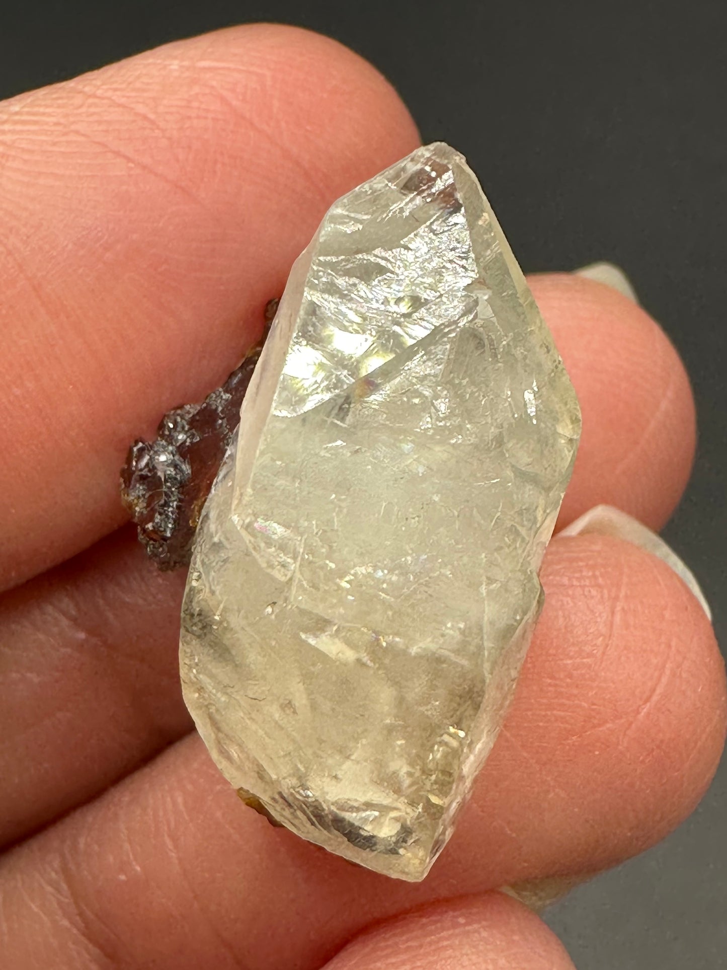 Calcite with Sphalerite from the Elmwood Mine