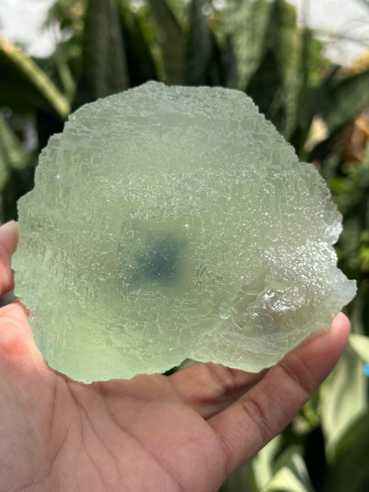 Green Fluorite from the Manaoshan Mine