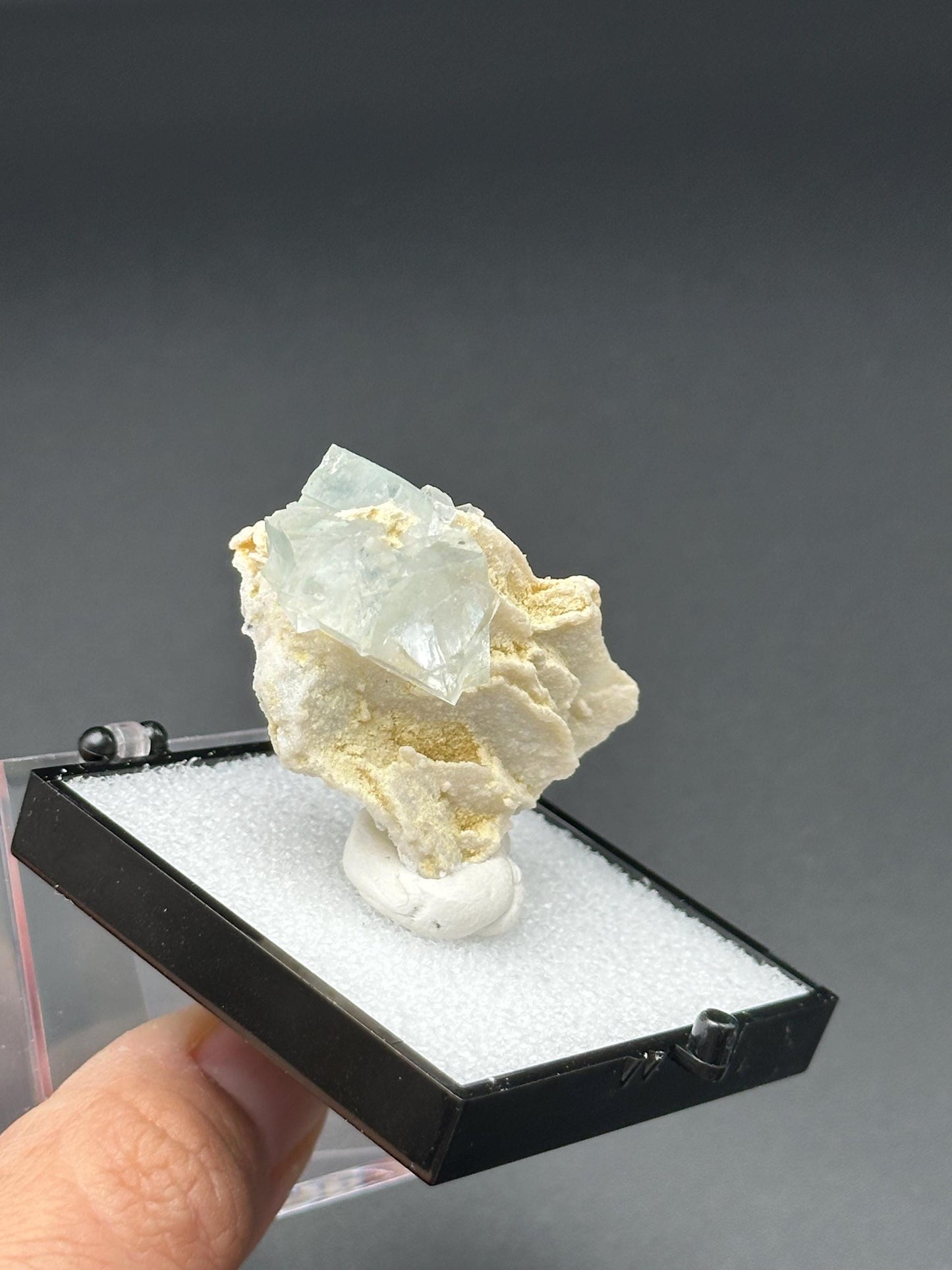Fluorite with Calcite from the Huanggangliang Mine in Inner Mongolia, China