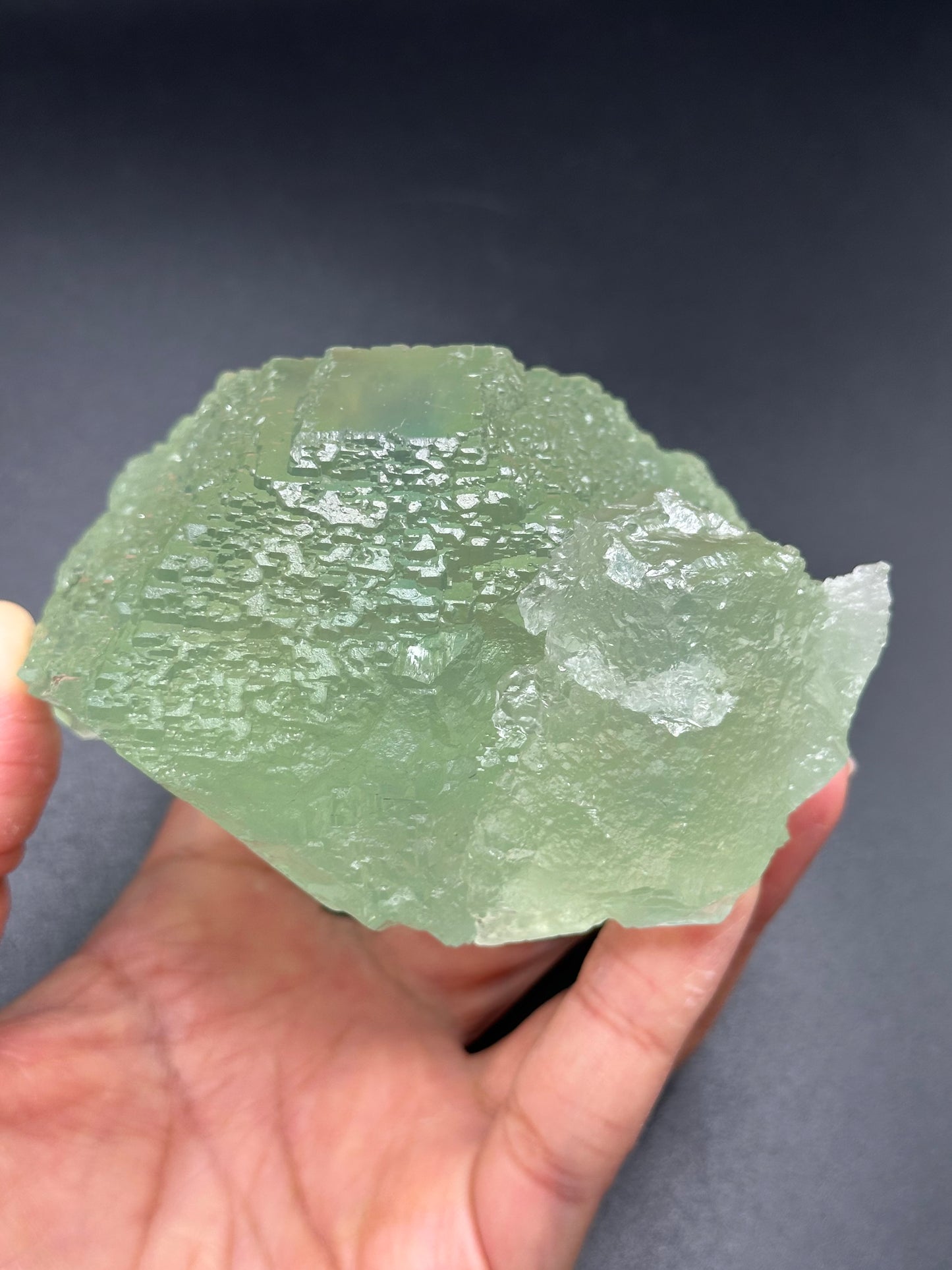 Green Fluorite from the Manaoshan Mine