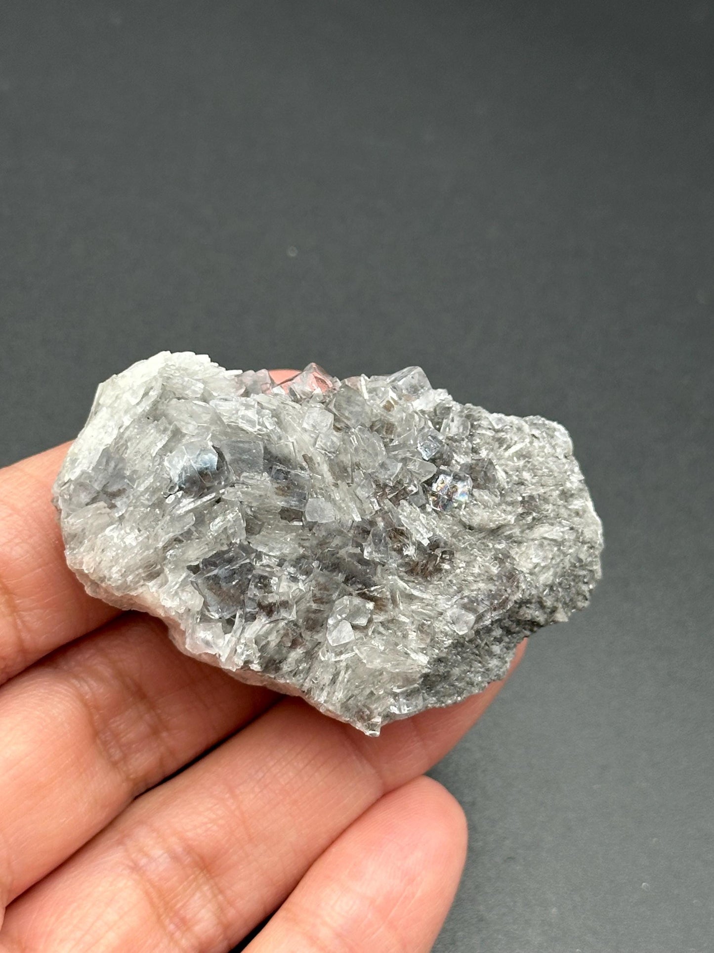 Fluorite with Barite from the Emilio Mine
