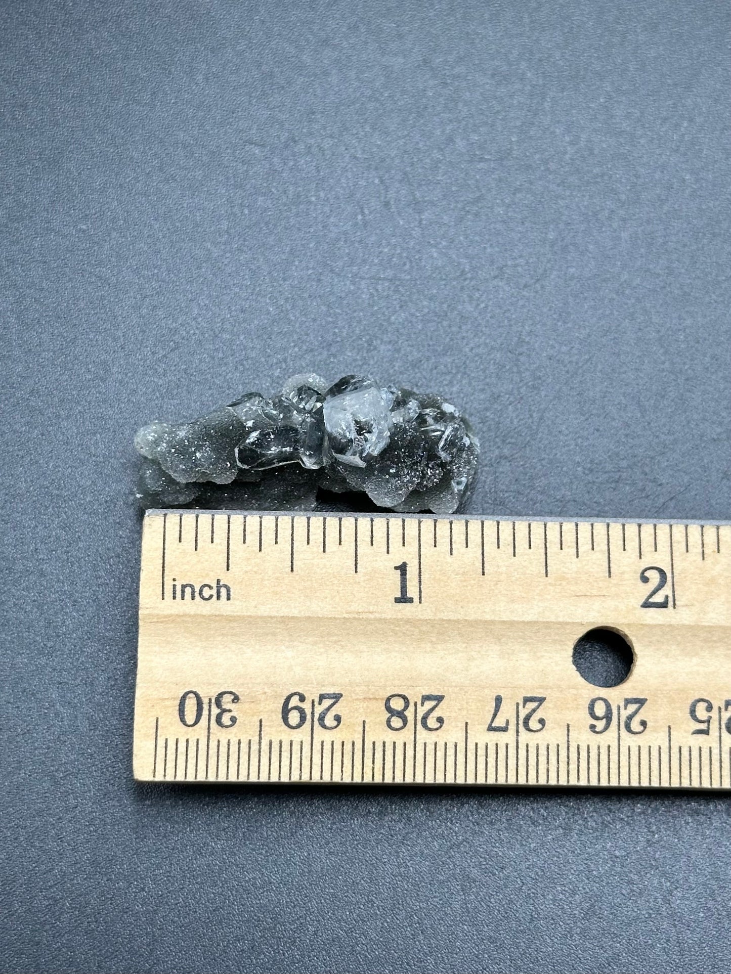 Black Chalcedony with Apophyllite