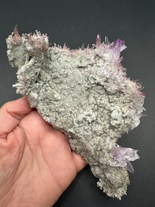 Veracruz Amethyst Crystals on Quartz Matrix