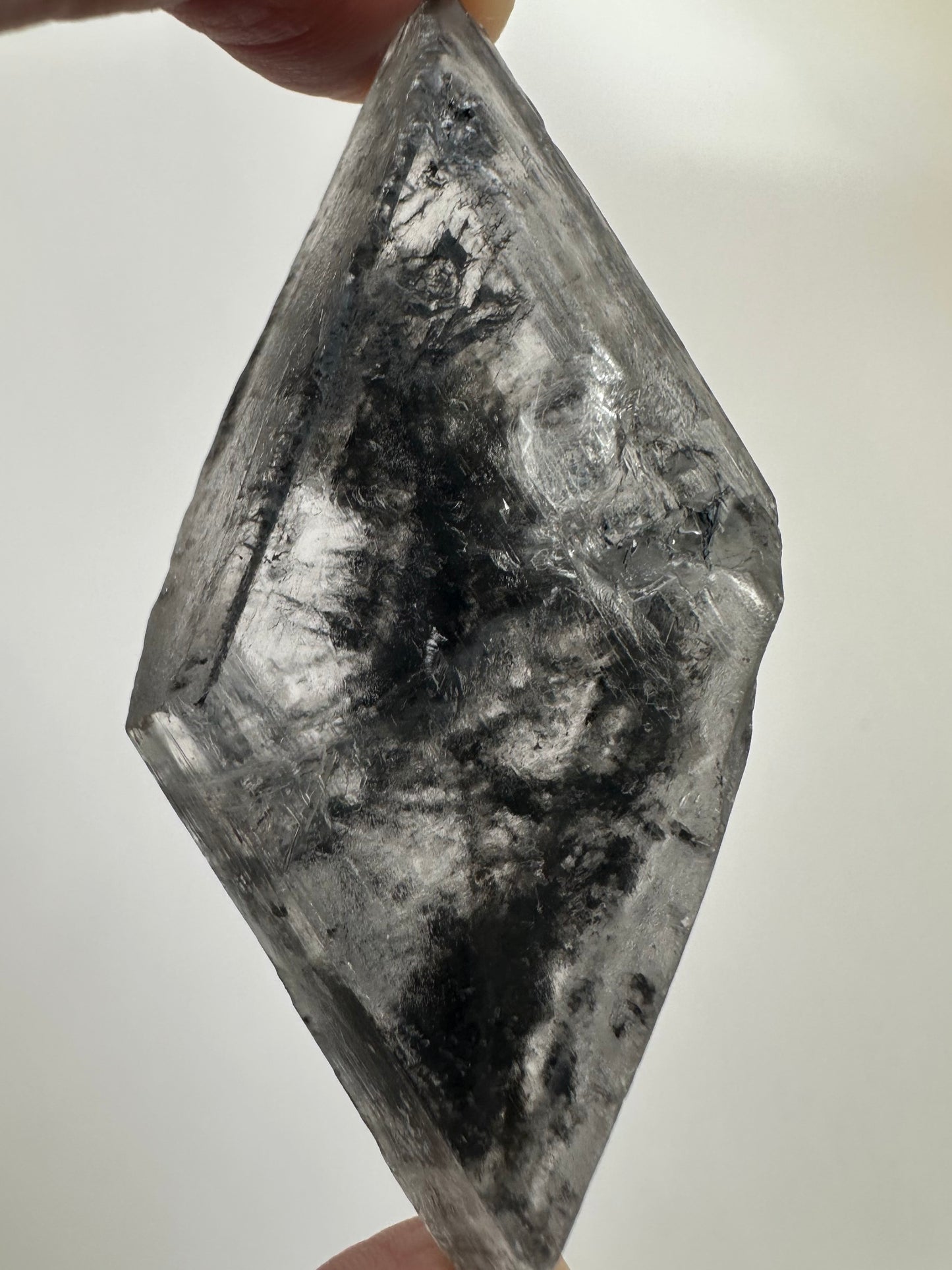 Gypsum var. Selenite with Pyrite & Sand Inclusions