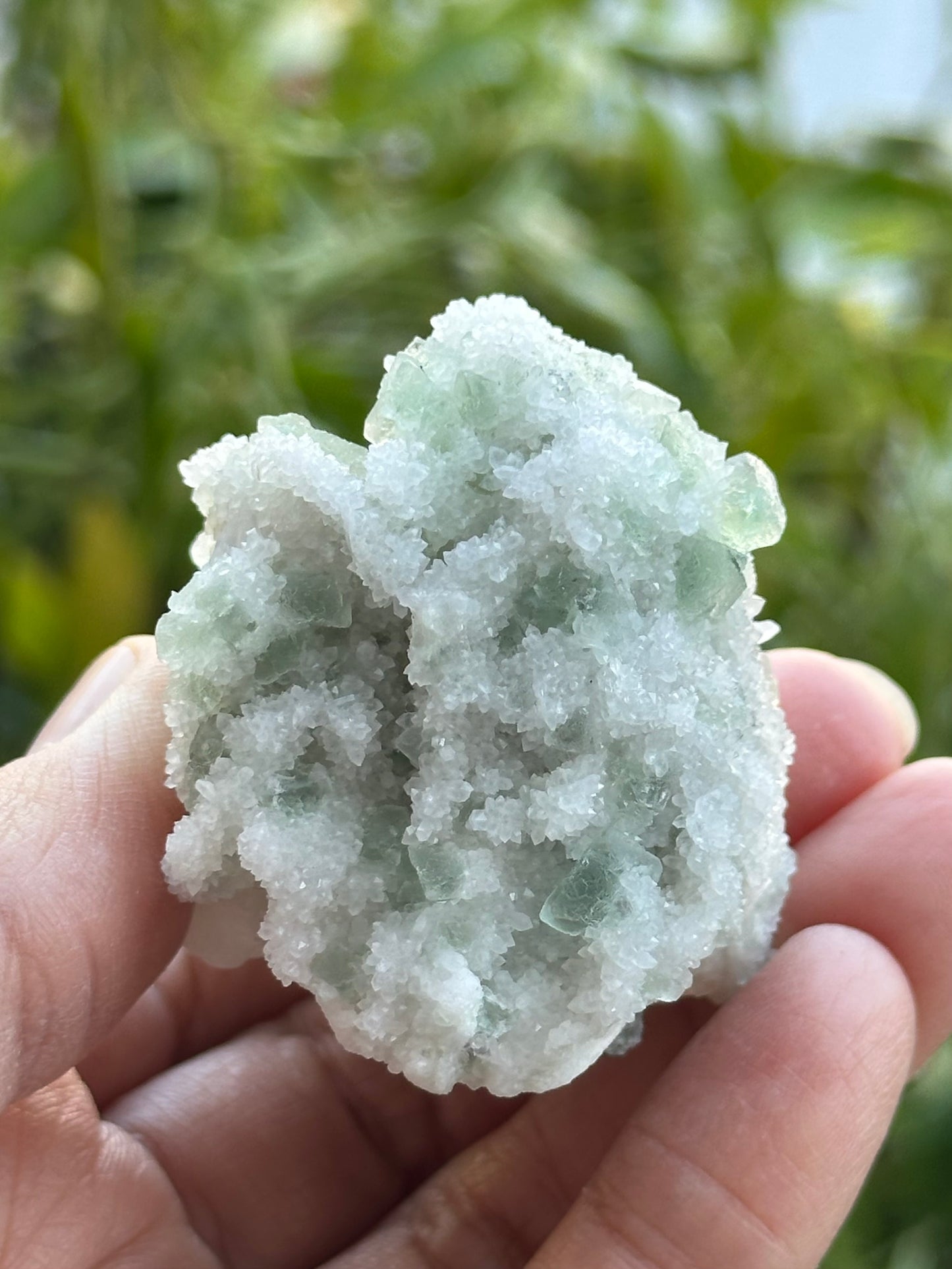 Fluorite with Drusy and Candle Quartz