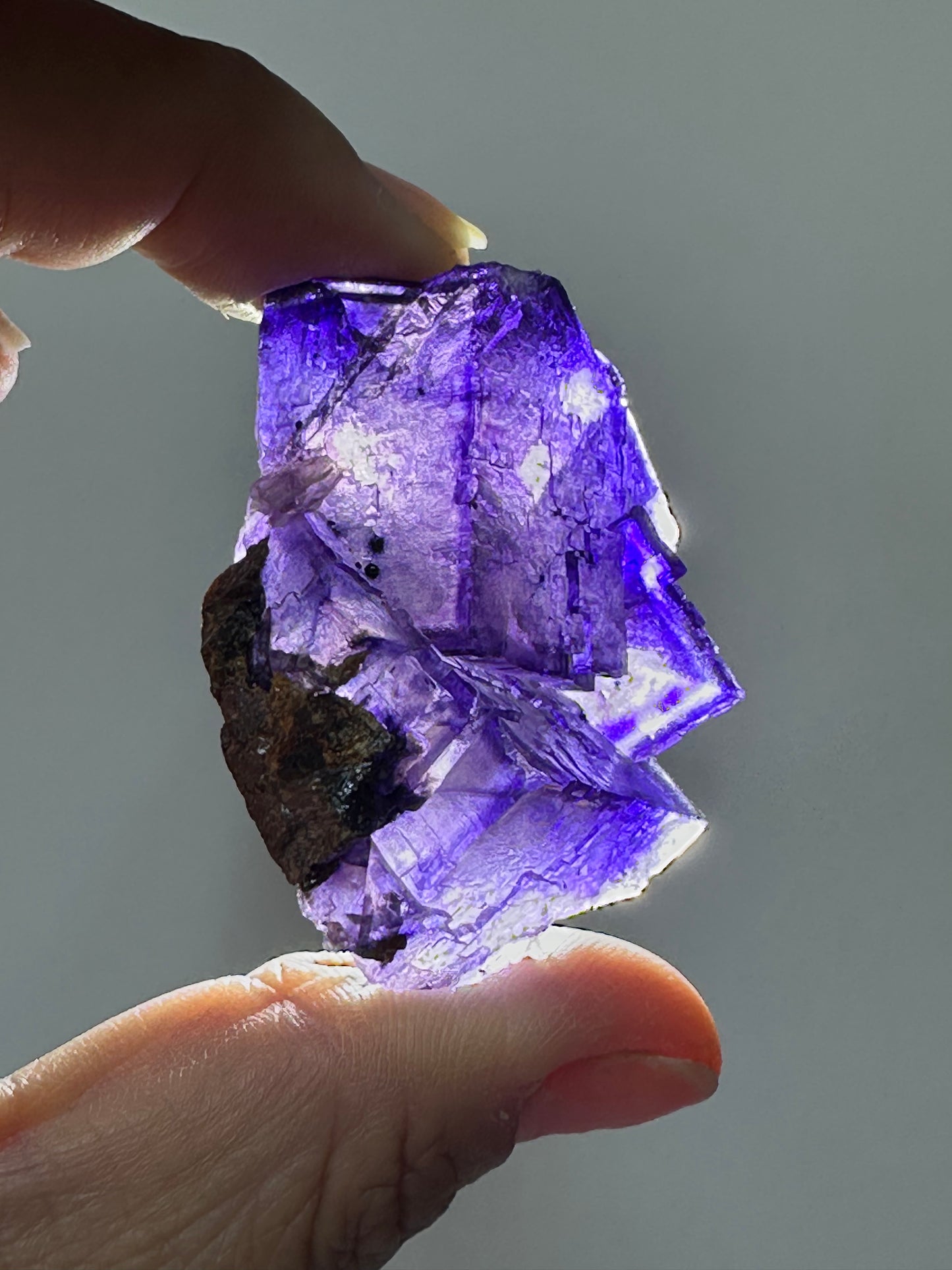 Fluorite with Sphalerite Specimen from the Elmwood Mine