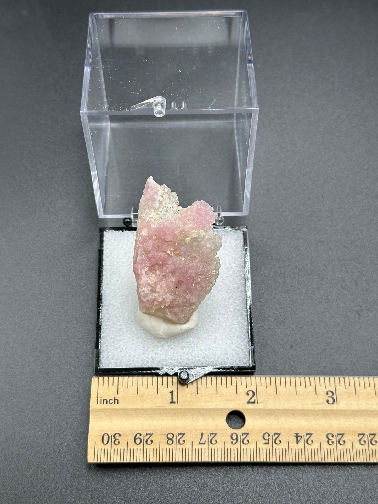 Crystallized Rose Quartz on Quartz
