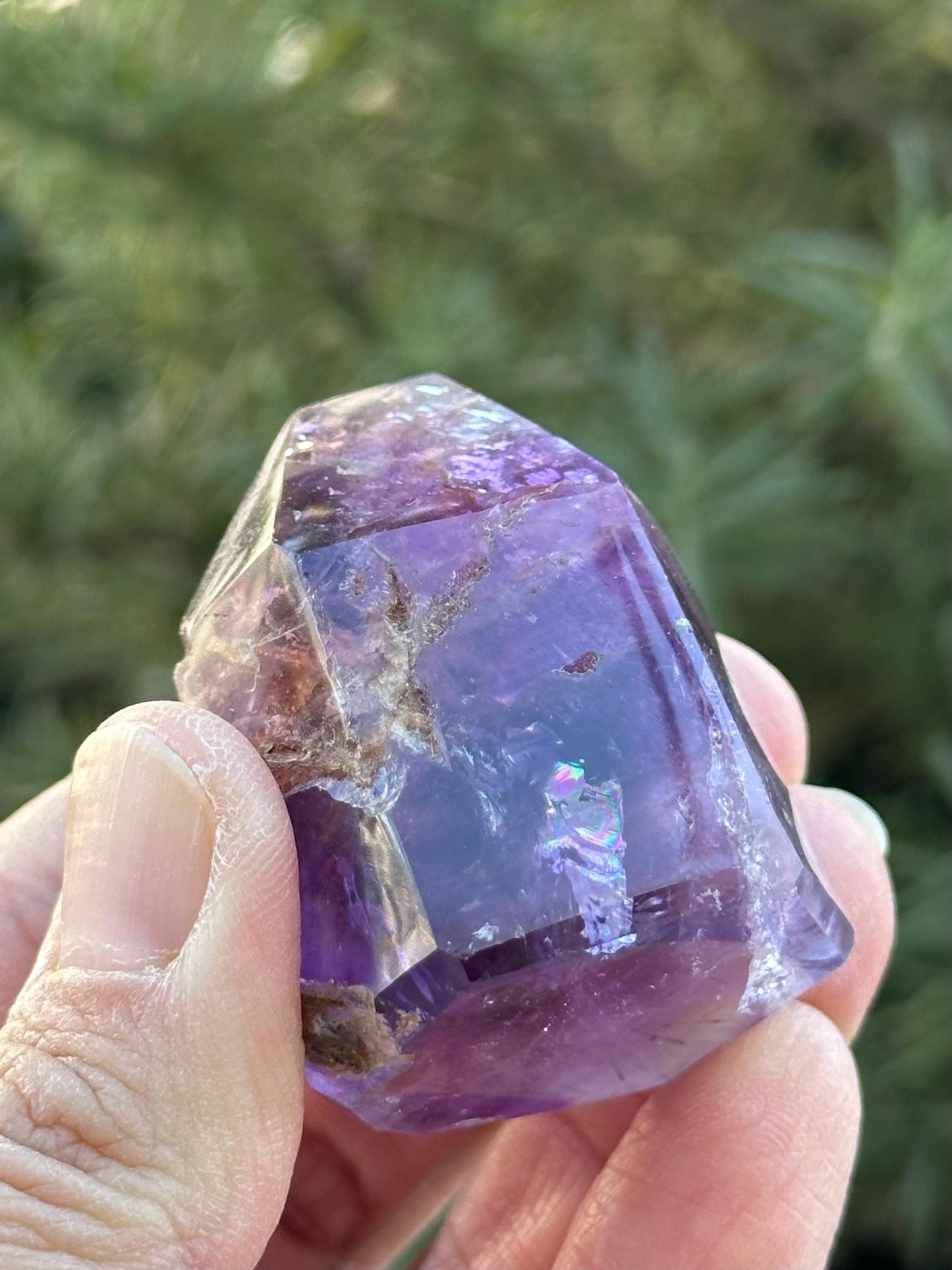 Polished Amethyst Point
