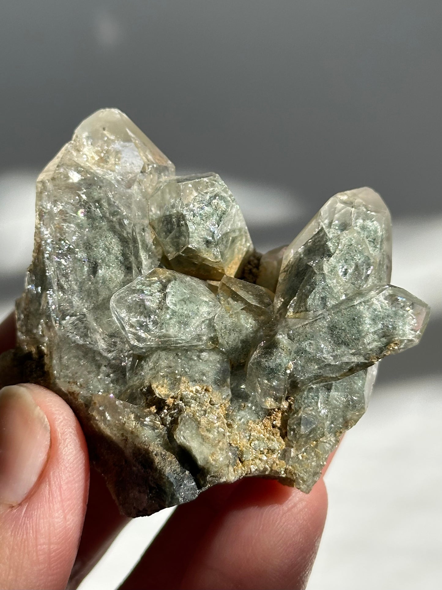 Chlorite Included Quartz Specimen