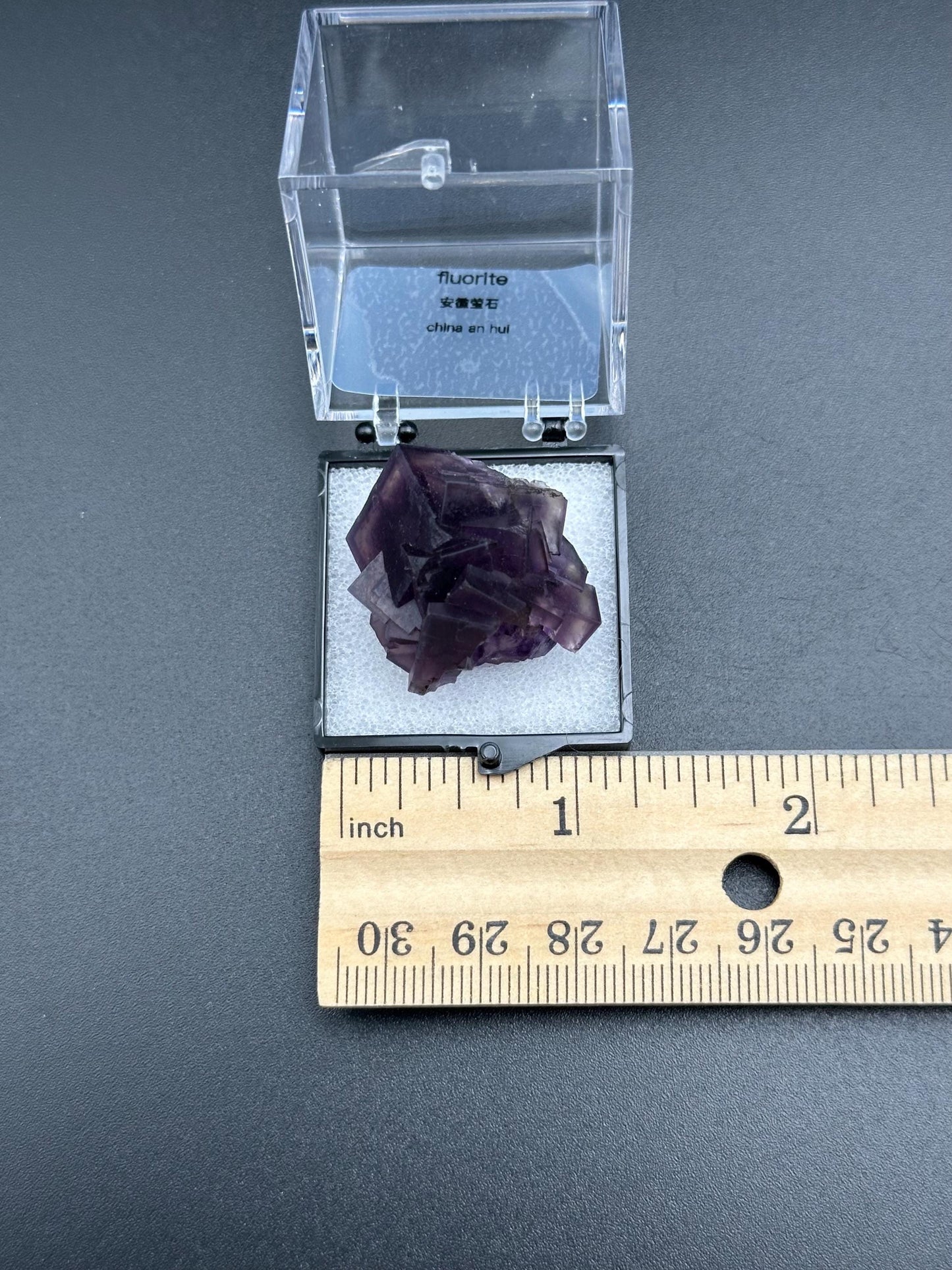 Purple Fluorite from Anhui, China