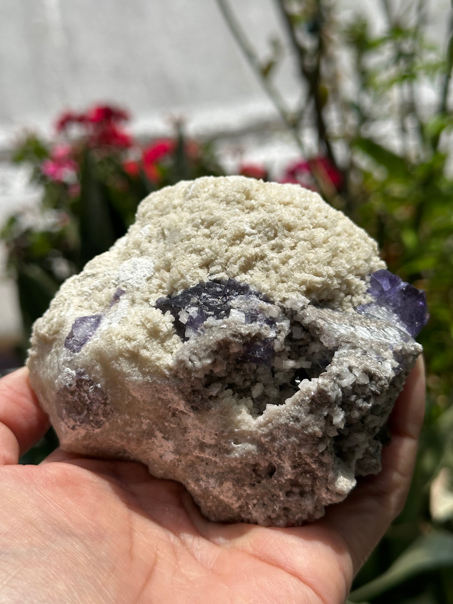 Barite with Fluorite, Dolomite, and Sphalerite Specimen from the Elmwood Mine