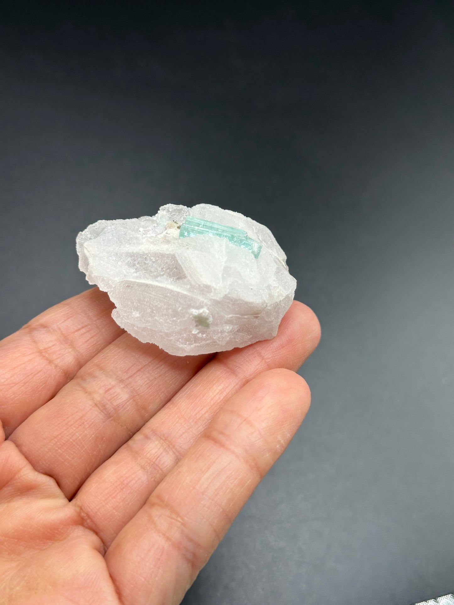 Tourmaline on Pollucite Specimen