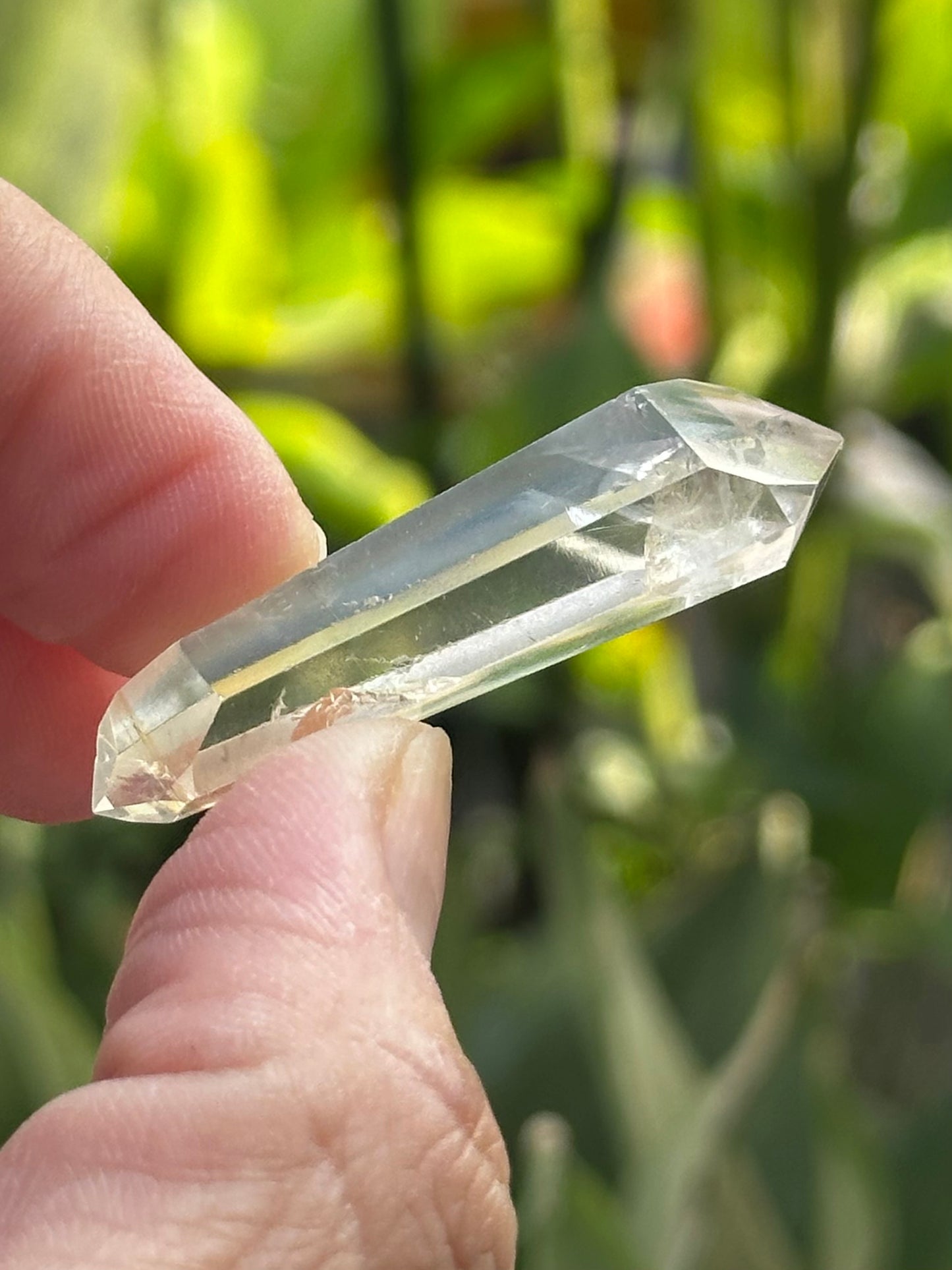 Small Polished Double Terminated UV Amethyst Crystal