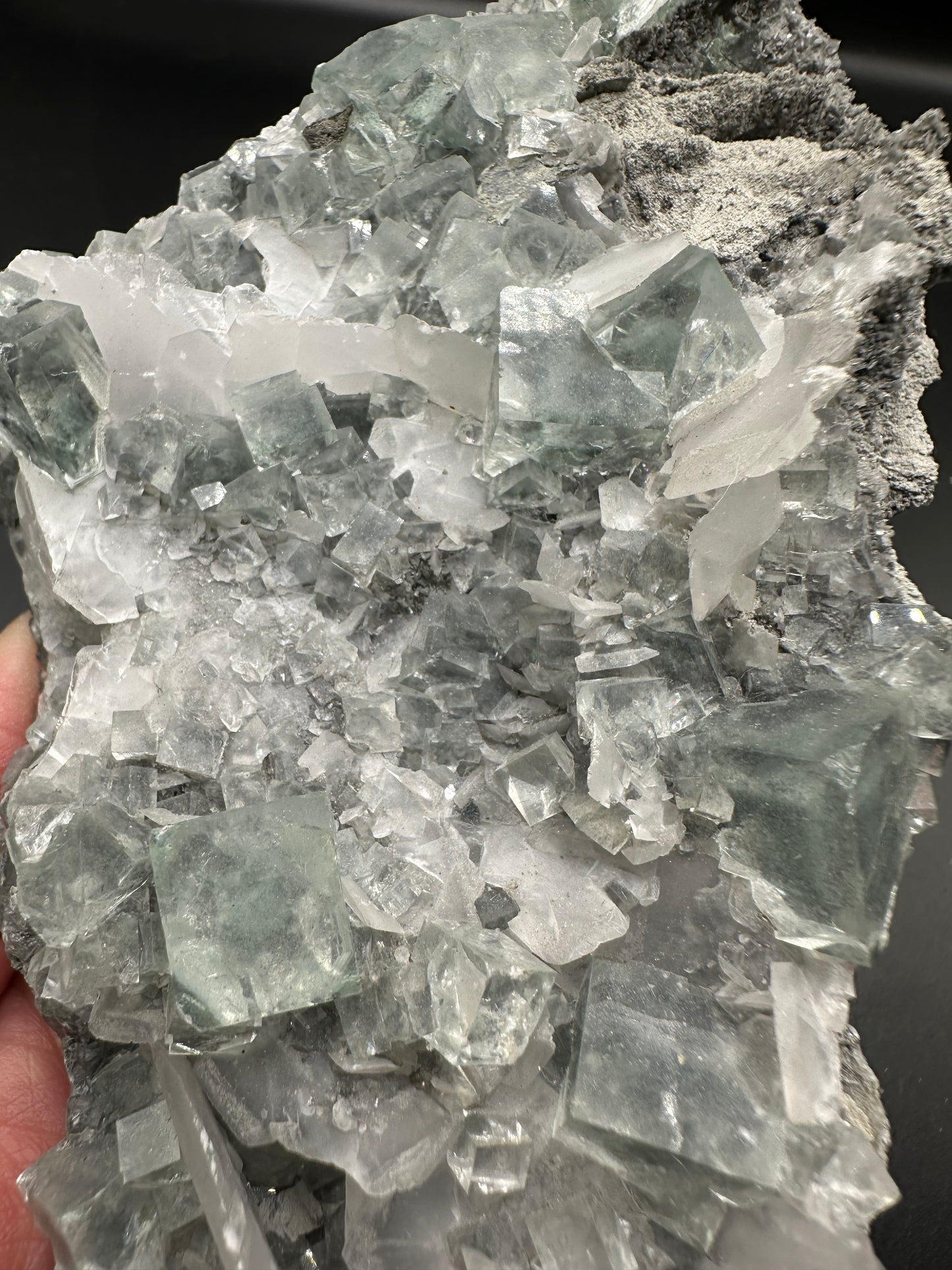 Glass Clear Green Fluorite Specimen from Xianghualing, Hunan, China