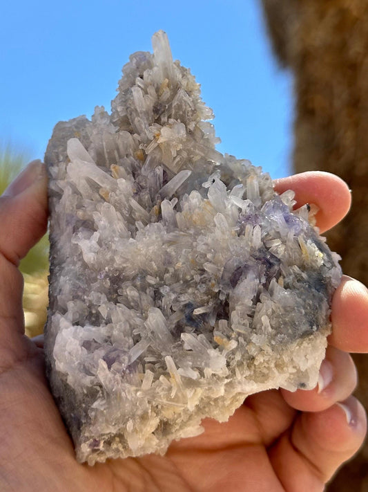 Yindu Flourite with Quartz from the Yindu Mine, Inner Mongolia, China