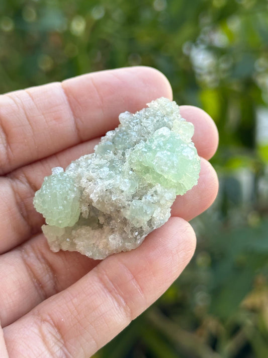 Prehnite and Quartz Specimen from Namibia