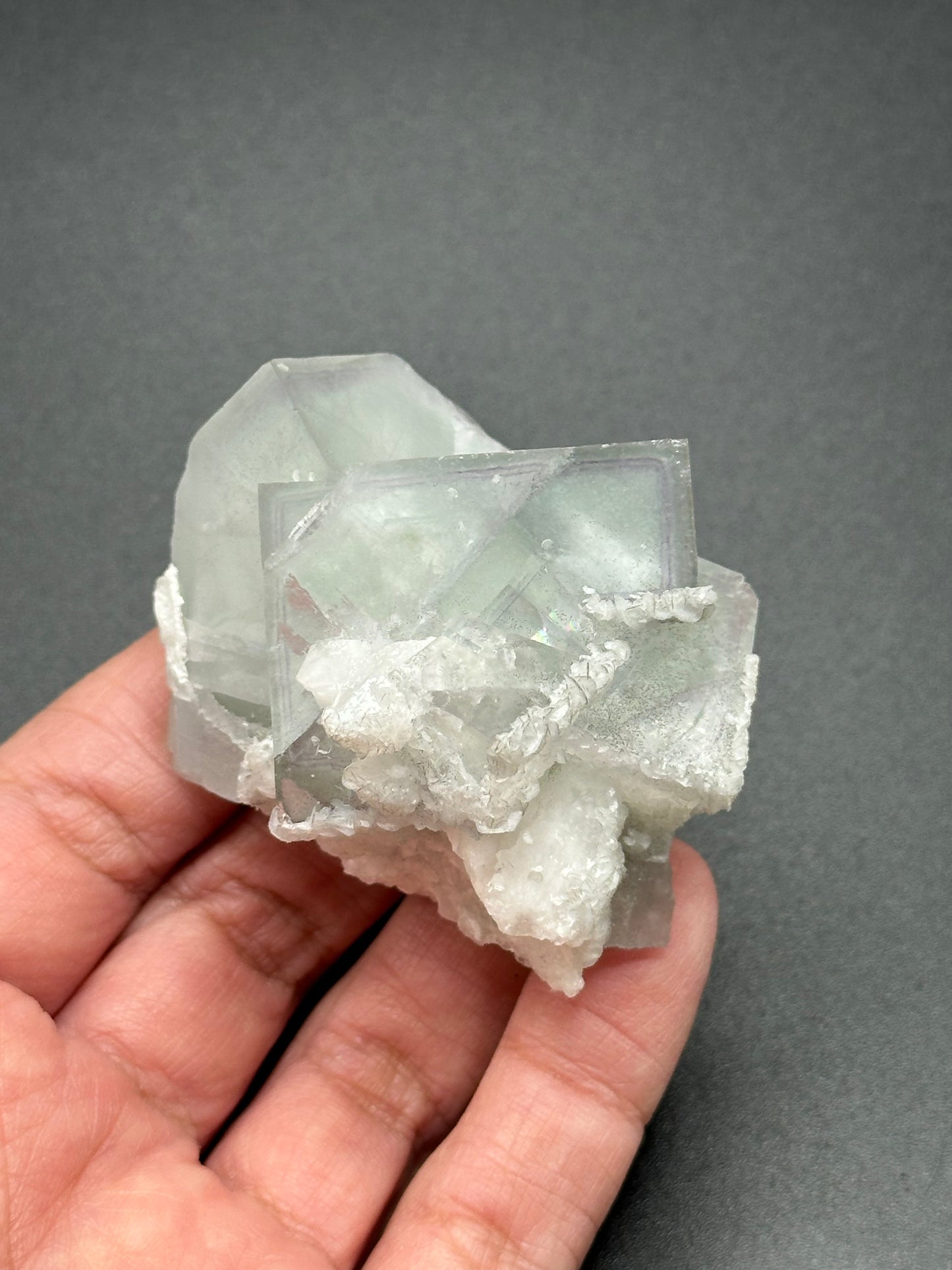 Fluorite with Quartz