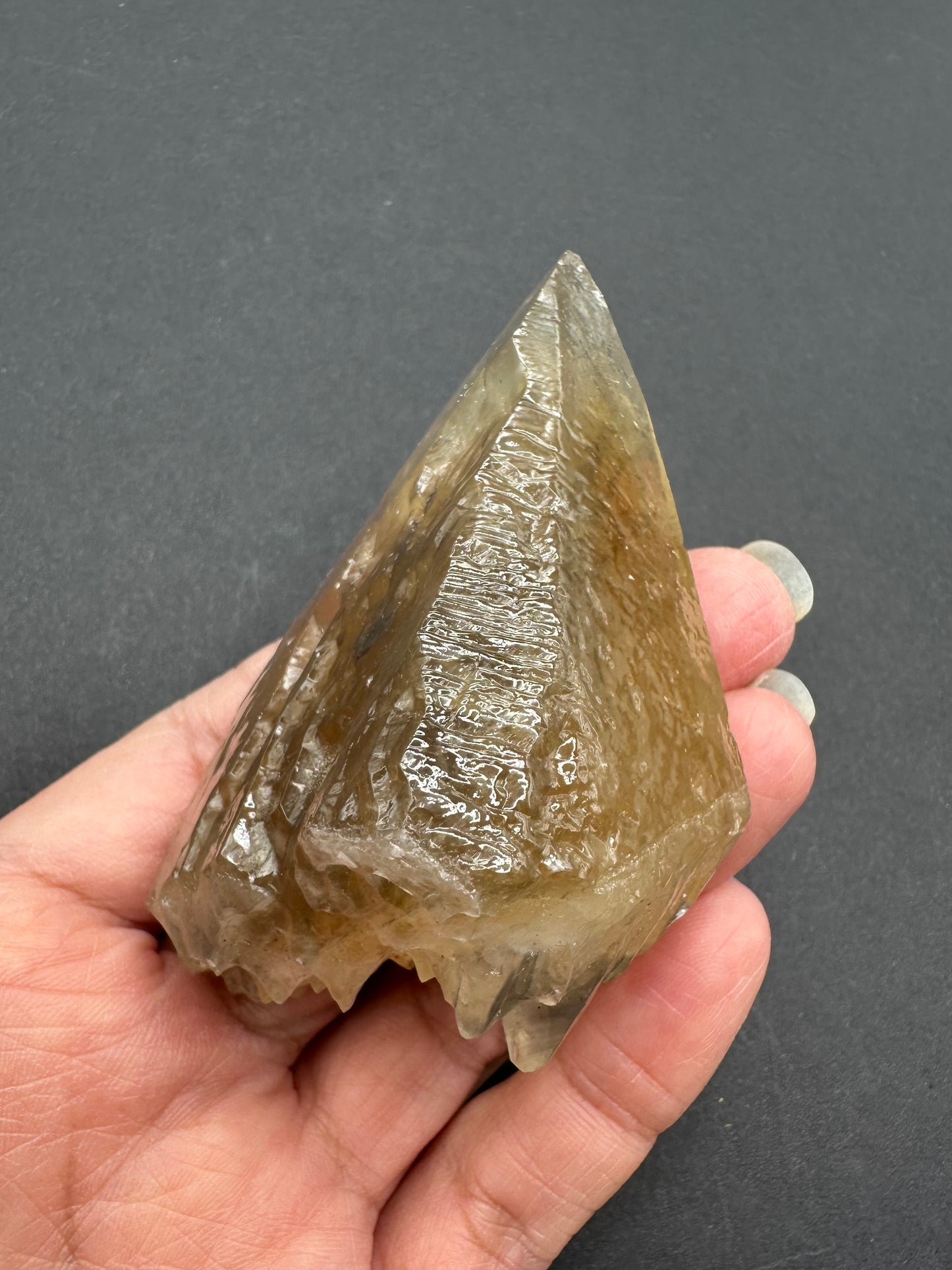 Etched Calcite with Galena