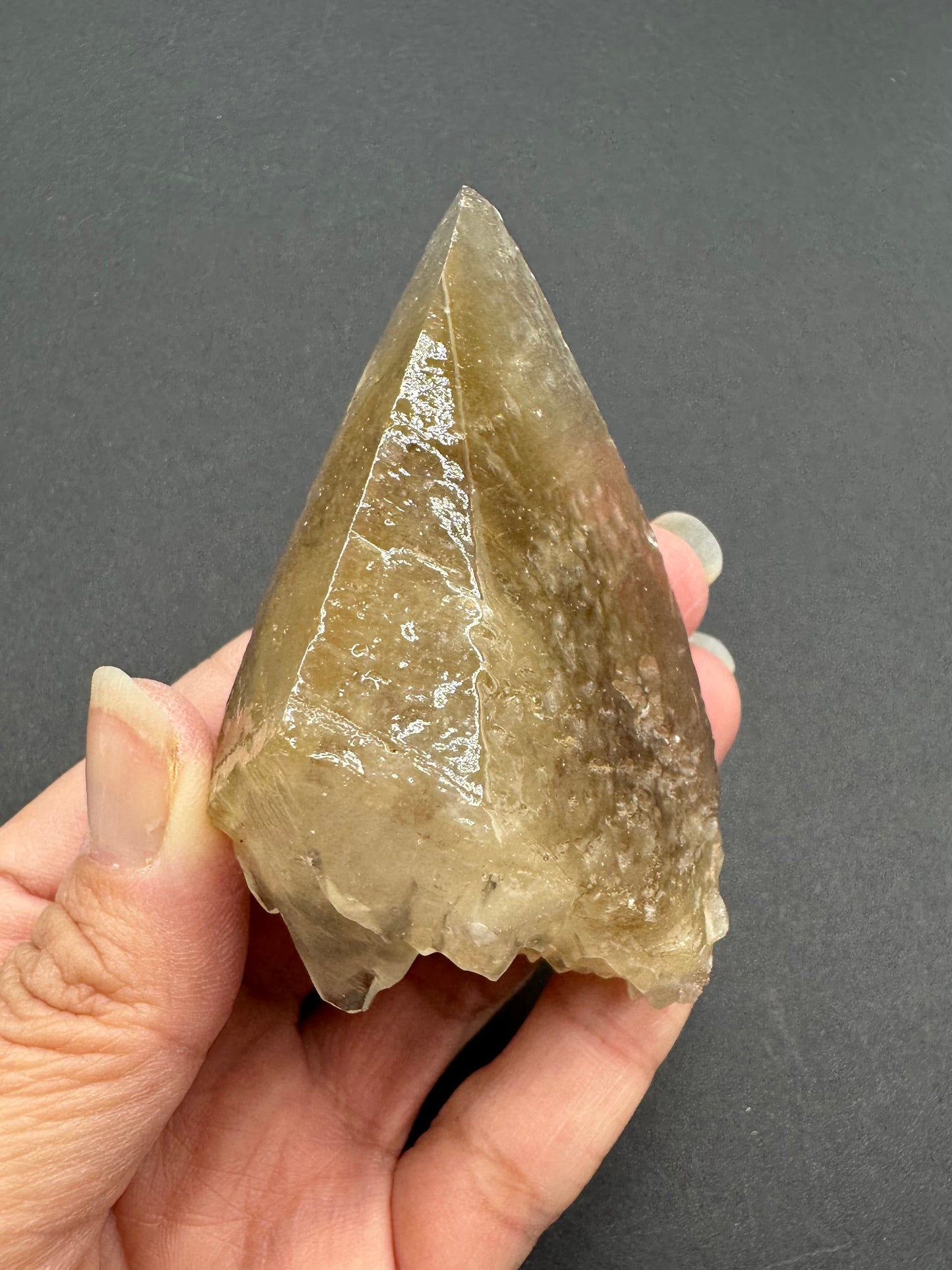 Etched Calcite with Galena