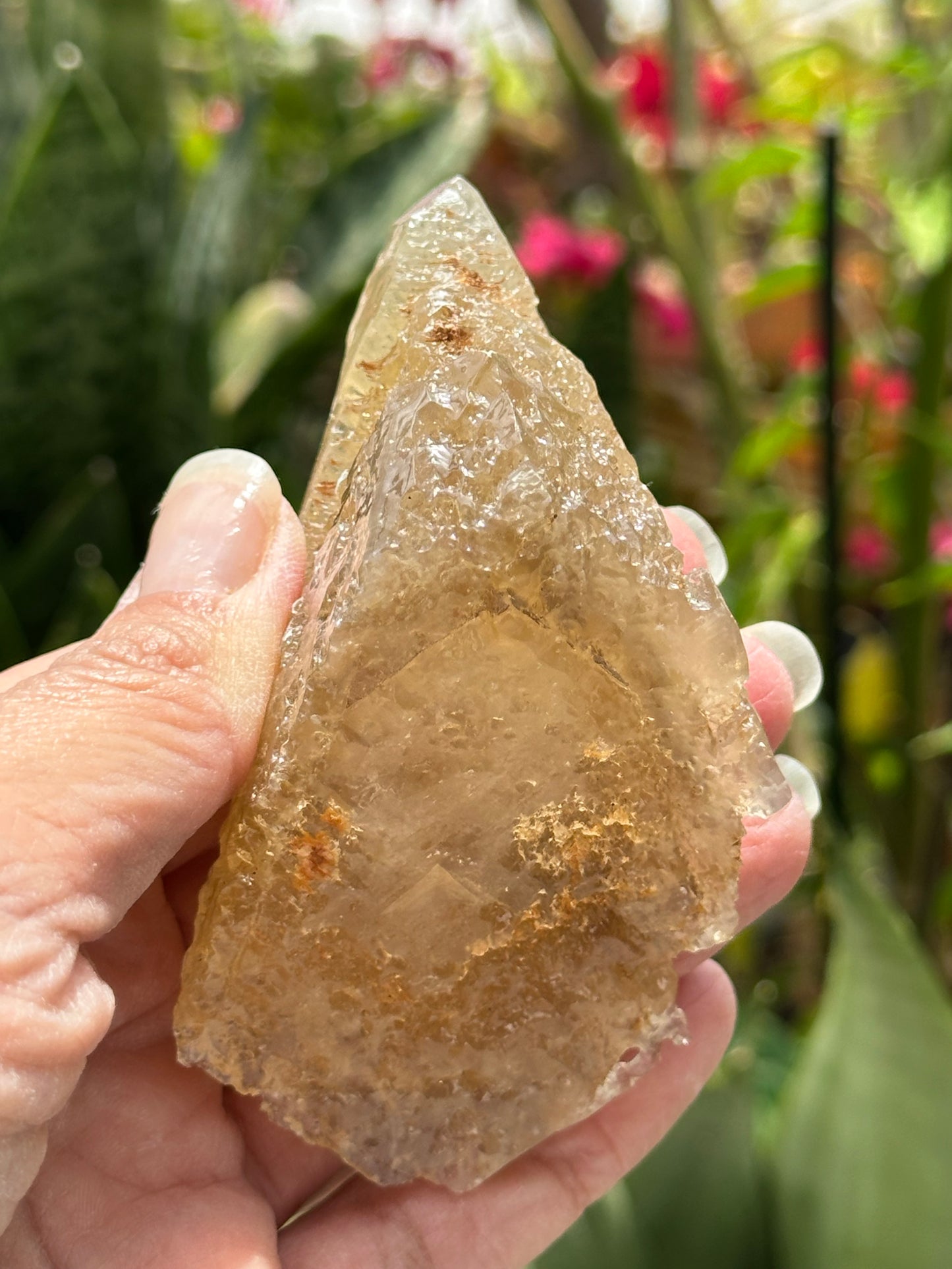 Etched Calcite with Galena