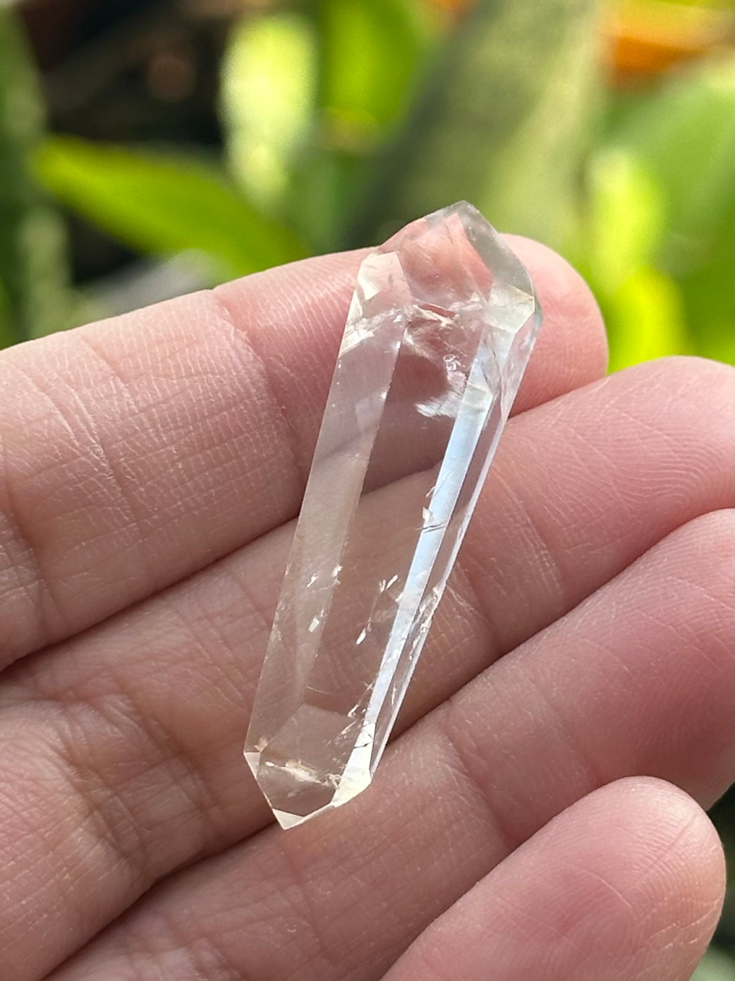 Small Polished Double Terminated UV Amethyst Crystal
