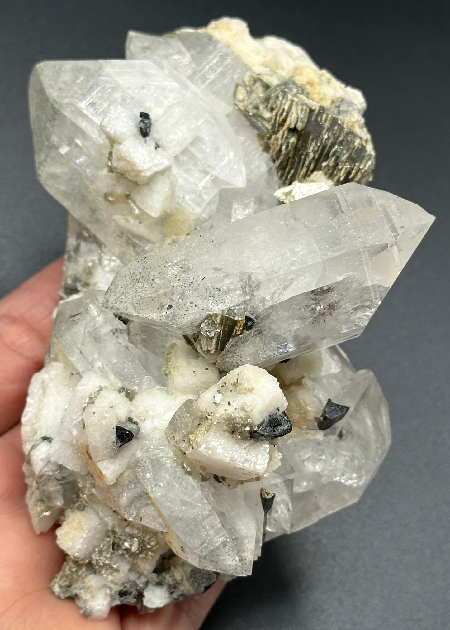 Quartz, Schorl, Albite, and Mica Specimen