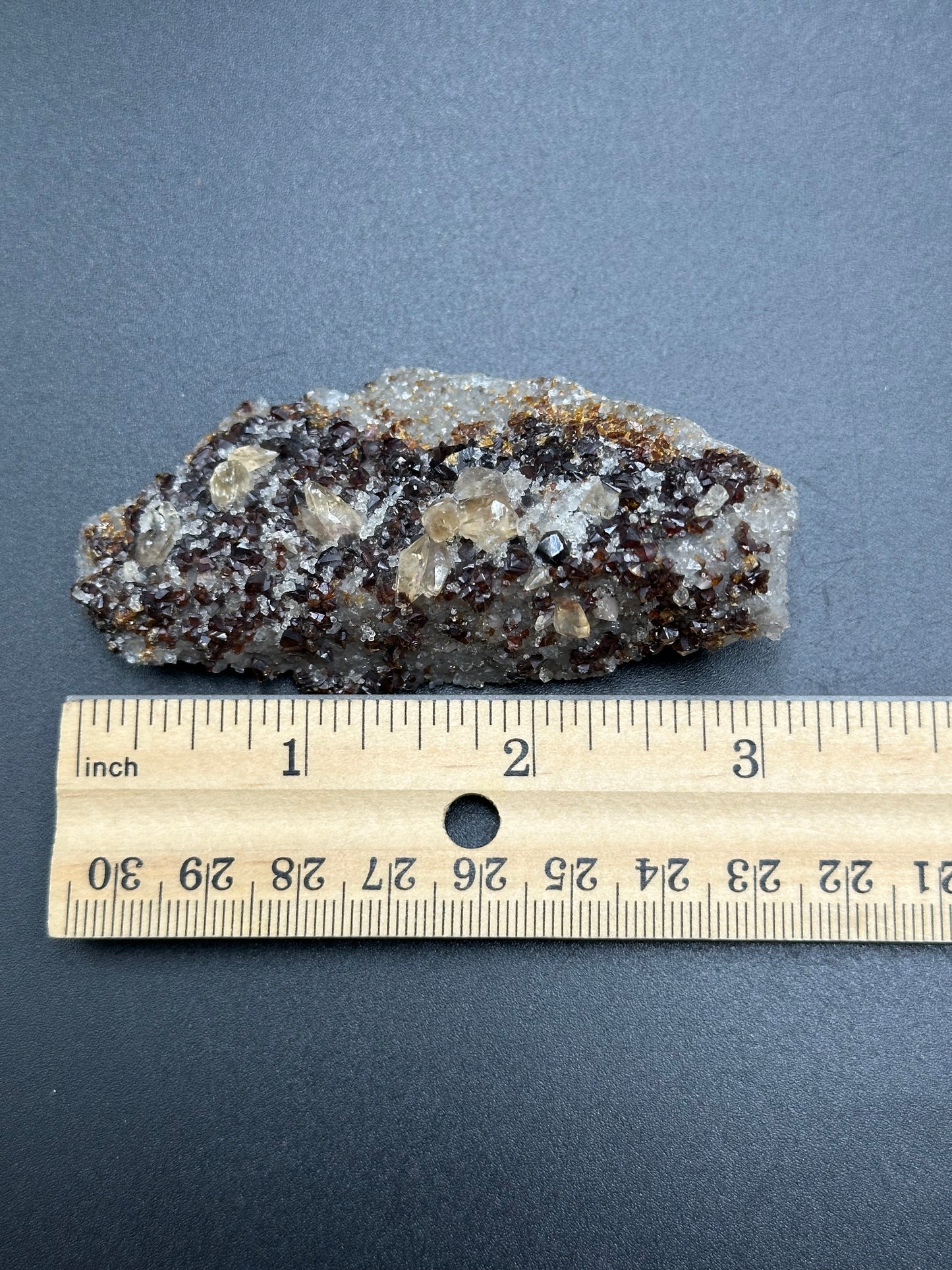 Calcite with Sphalerite and Dolomite from the Elmwood Mine