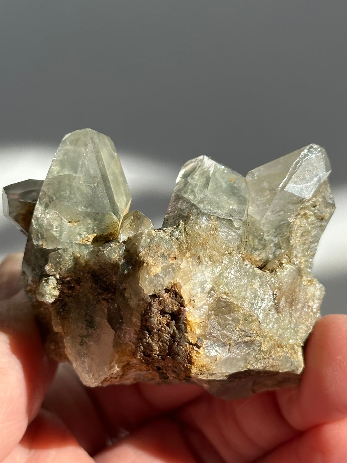 Chlorite Included Quartz Specimen