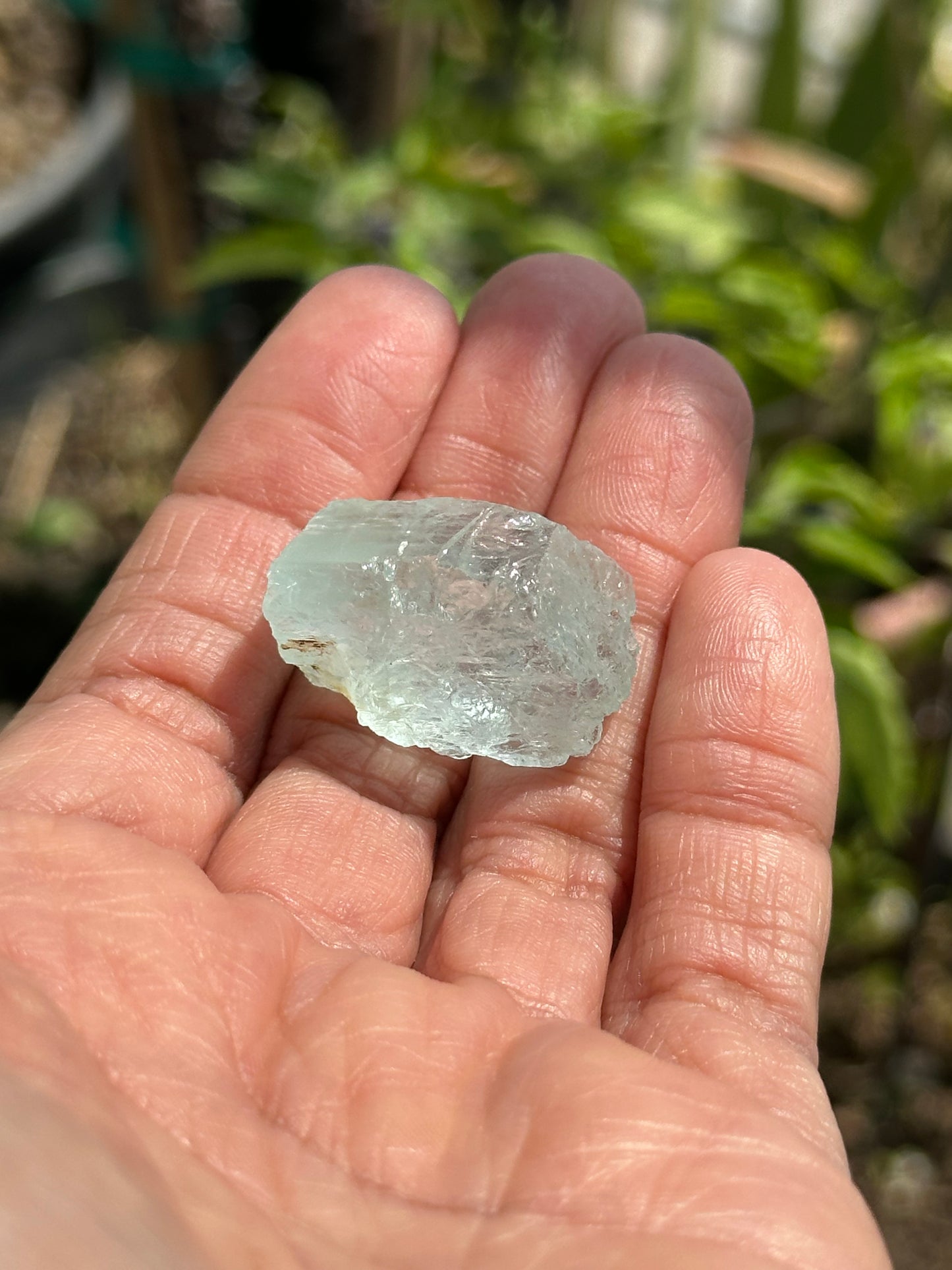 Etched Aquamarine from Shigar Valley