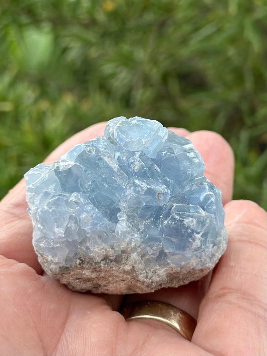 Celestite Cluster from Madagascar