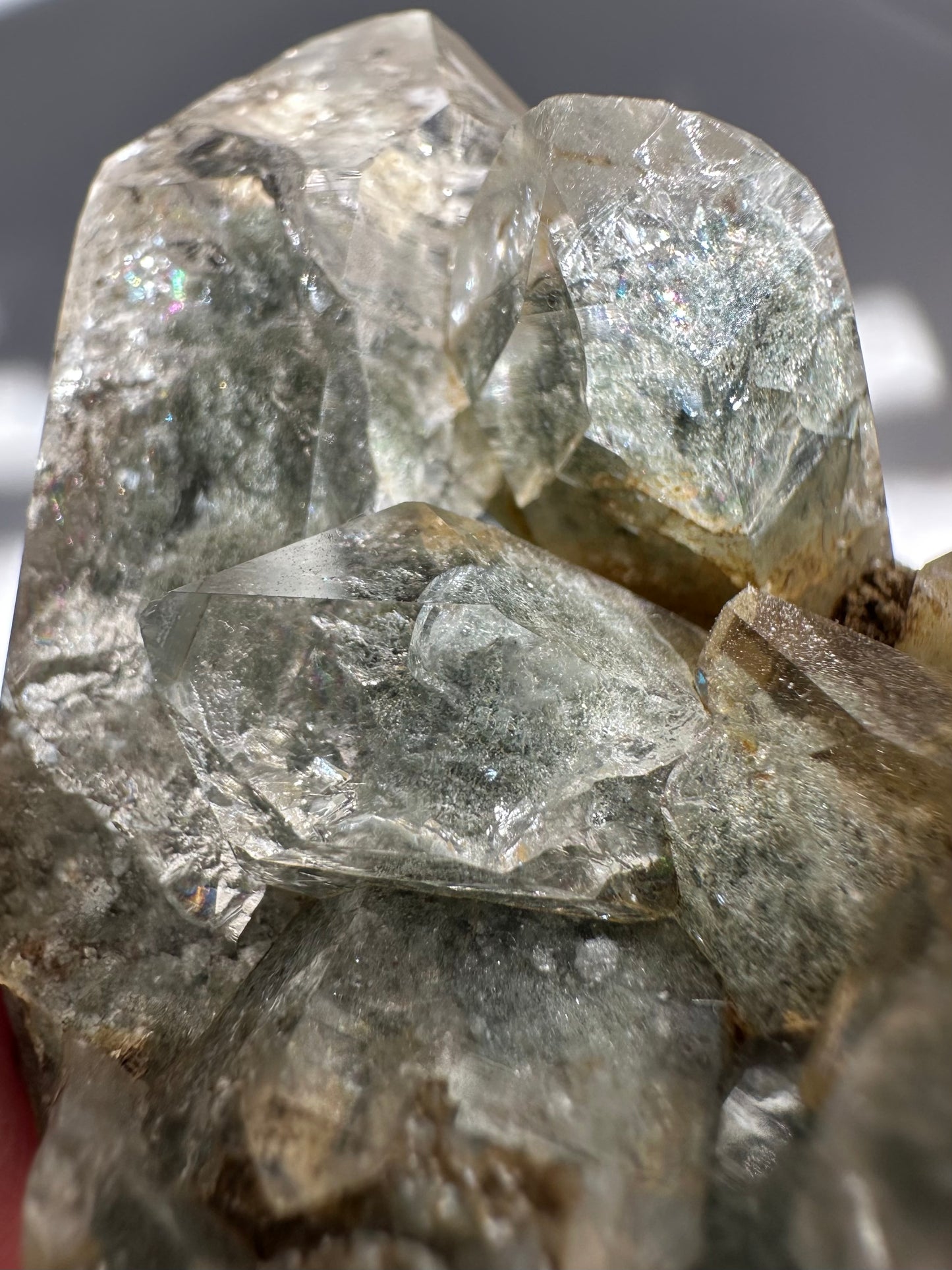 Chlorite Included Quartz Specimen