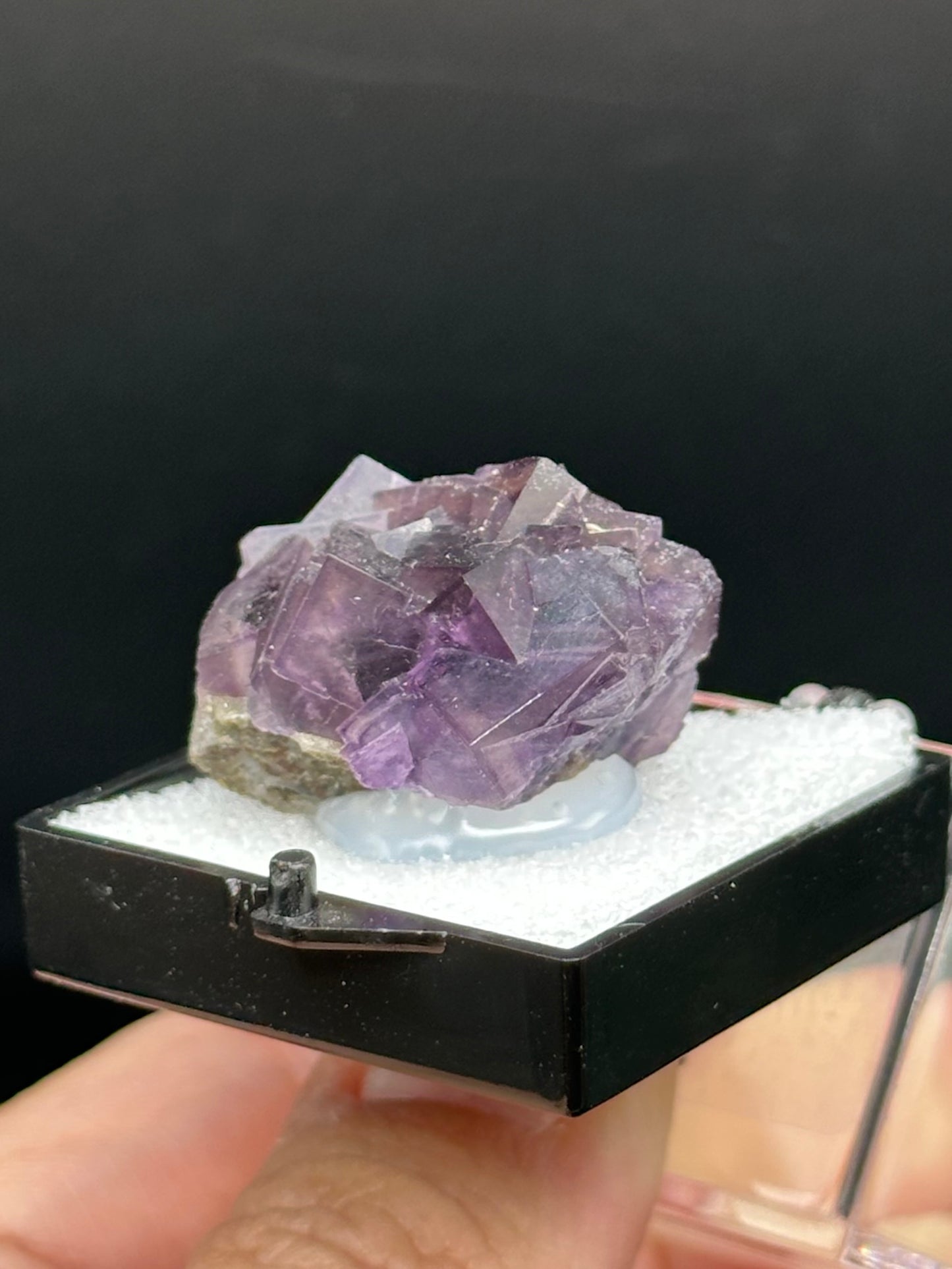 Fluorite in a perky box from Anhui, China