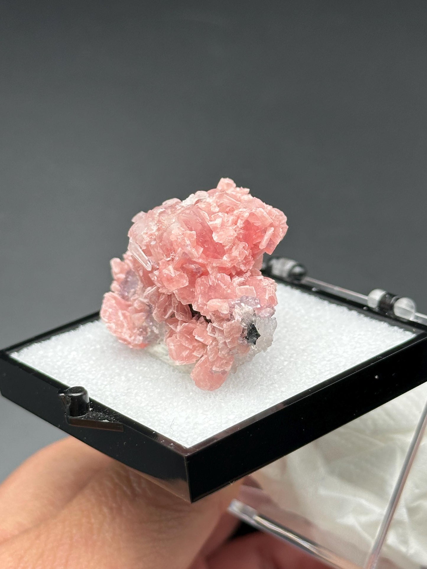 Rhodochrosite with Quartz Specimen
